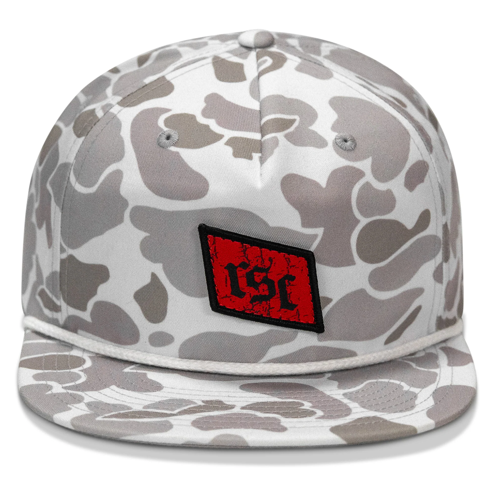 RSC Classic Red Diamond Velcro Patch Flatbill Hat - Image 16