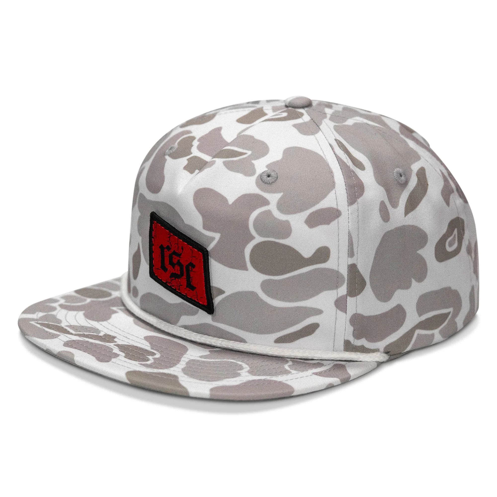 RSC Classic Red Diamond Velcro Patch Flatbill Hat - Image 17
