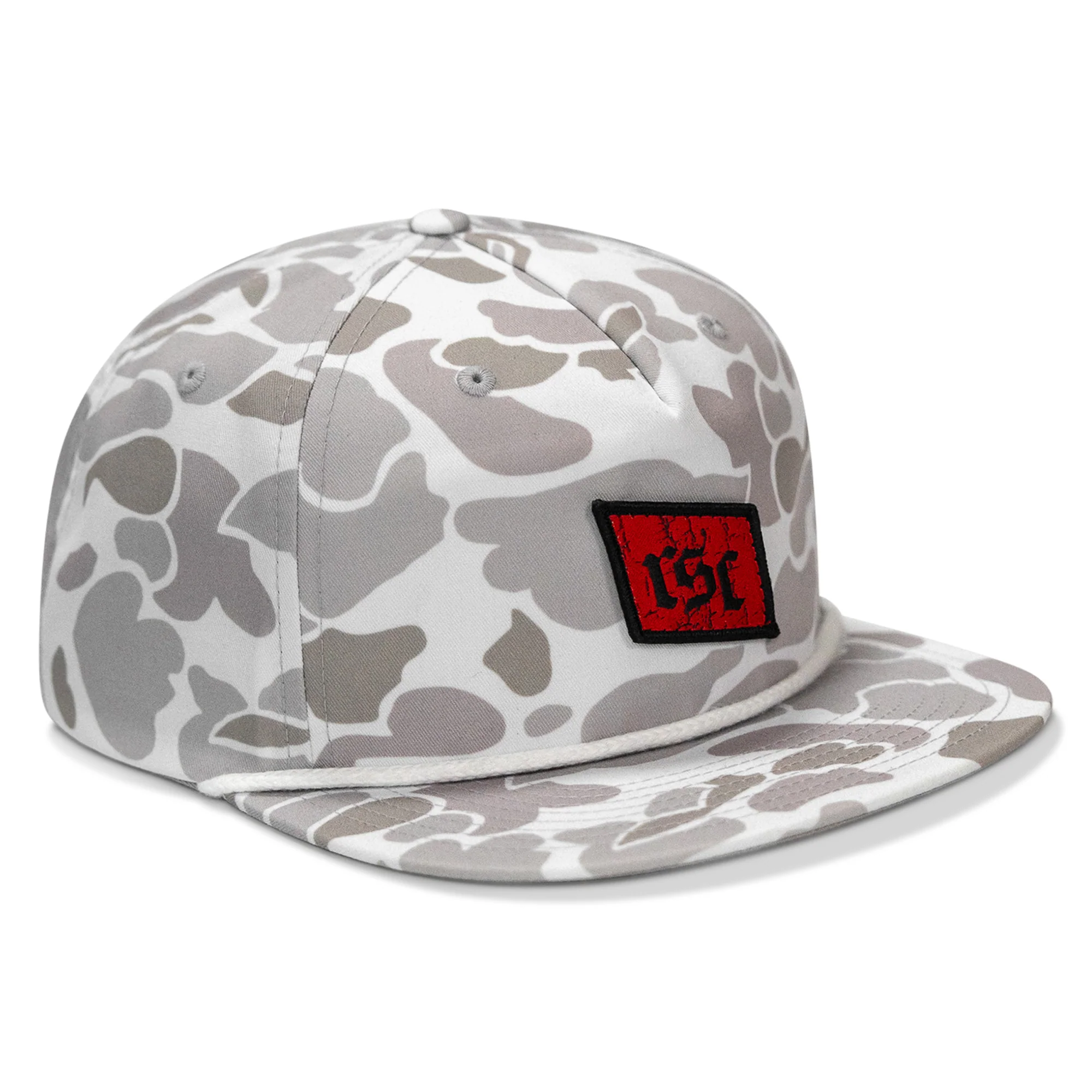 RSC Classic Red Diamond Velcro Patch Flatbill Hat - Image 18