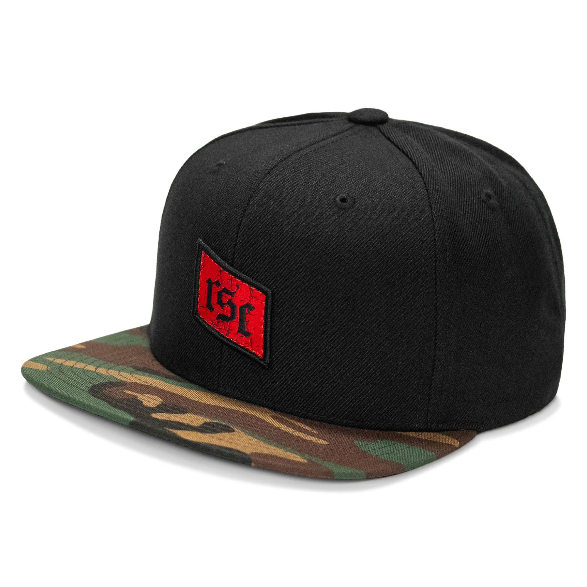 RSC Classic Red Diamond Velcro Patch Flatbill Hat - Image 22
