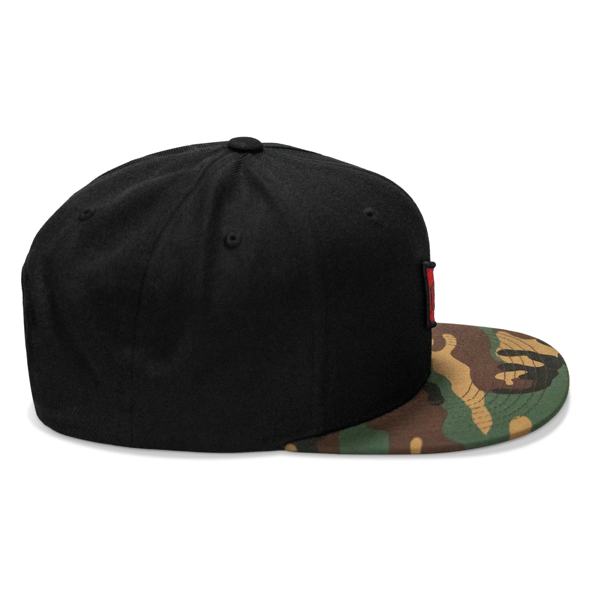 RSC Classic Red Diamond Velcro Patch Flatbill Hat - Image 25