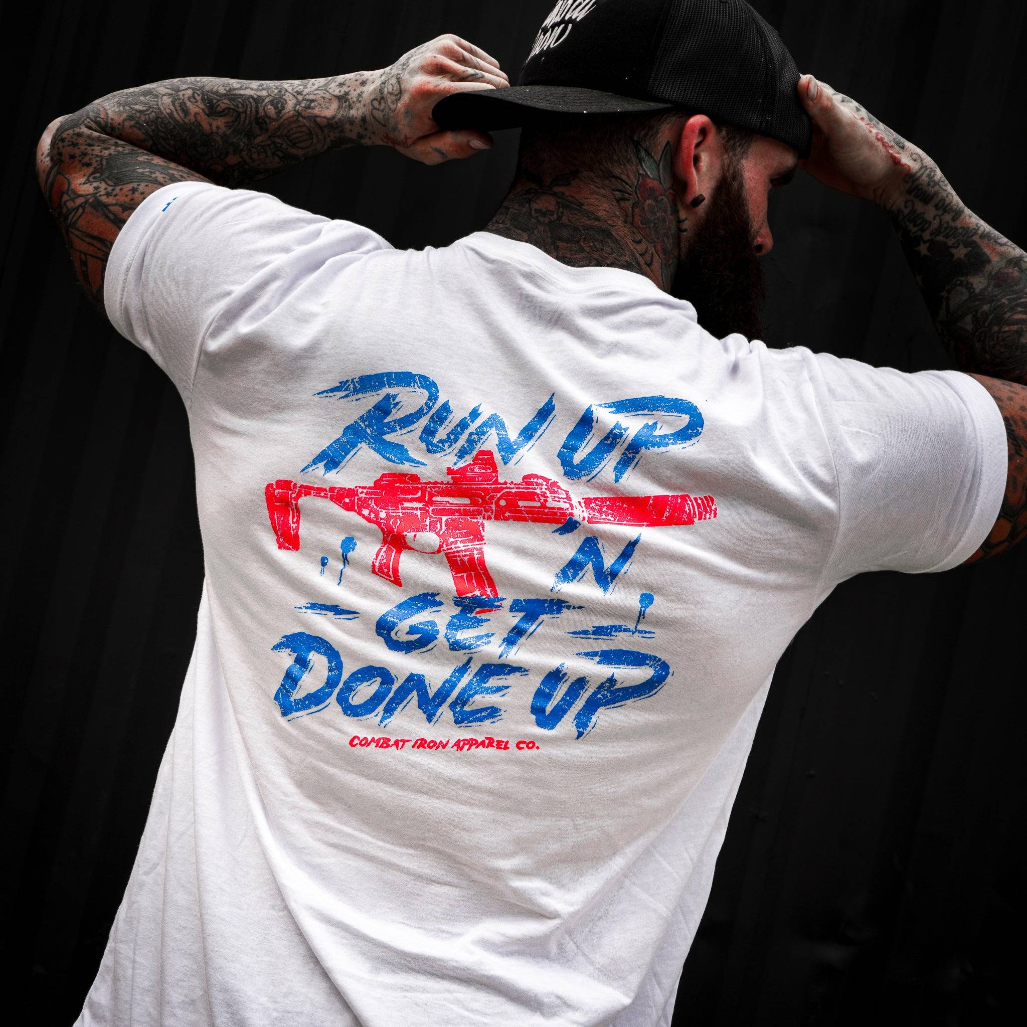 Run Up 'N Get Done Up Men's T-Shirt - Image 5