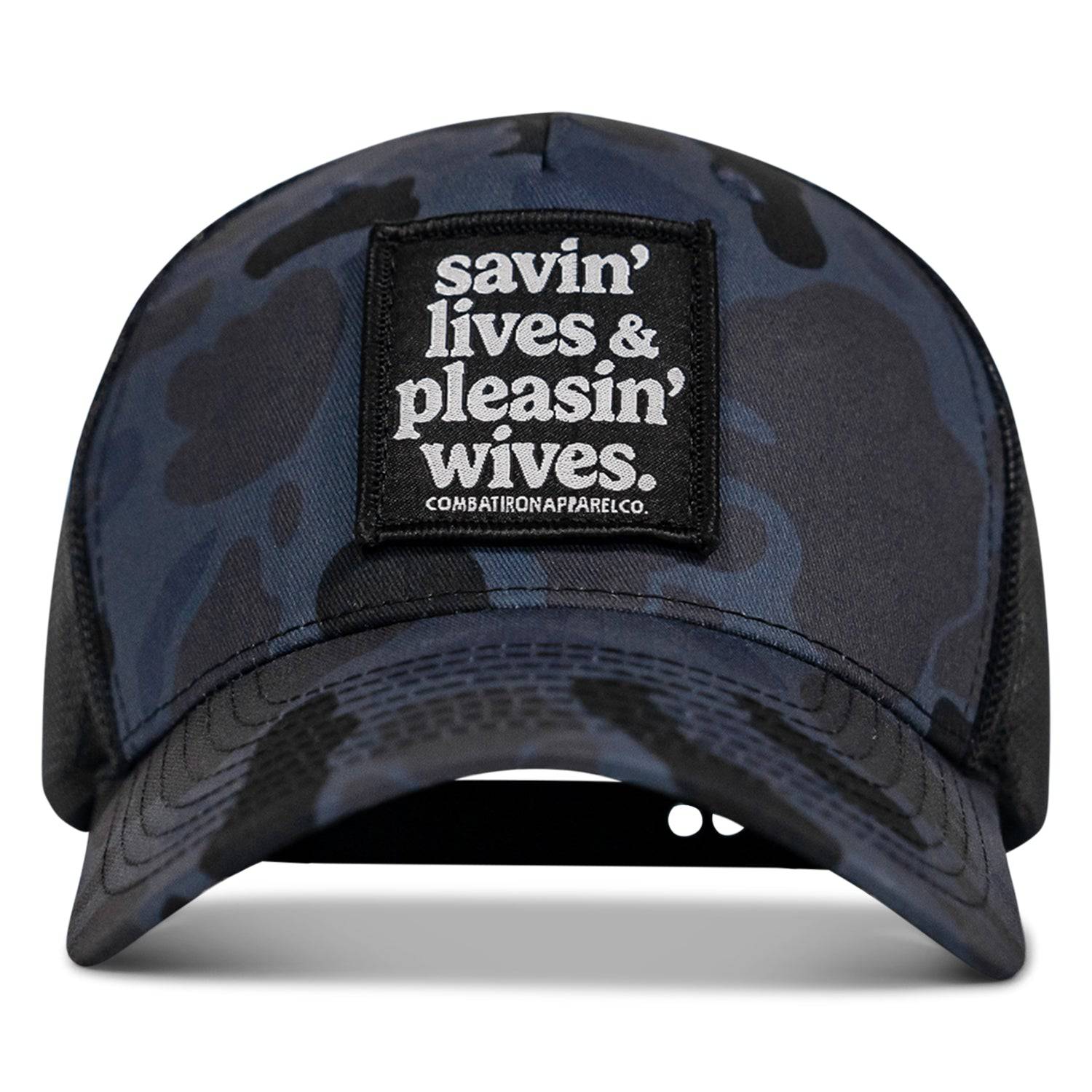Savin' Lives & Pleasin' Wives Patch SnapBack Hat - Image 13