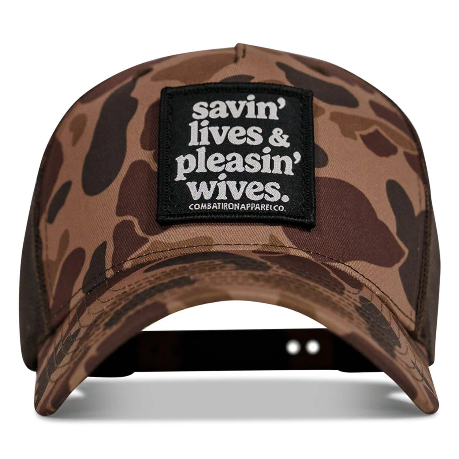 Savin' Lives & Pleasin' Wives Patch SnapBack Hat - Image 5