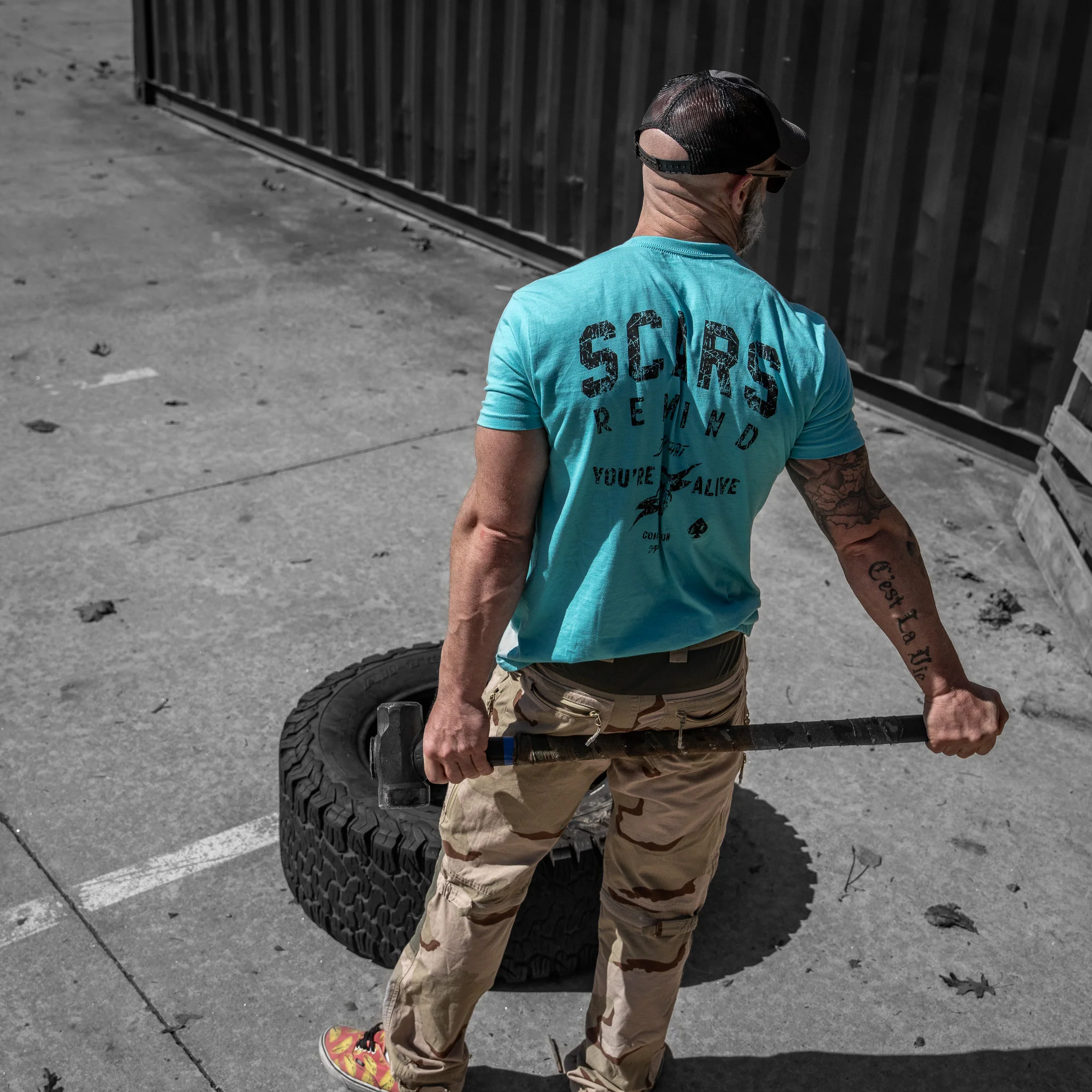 Scars Remind You That You're Alive Men's T-Shirt - Image 19