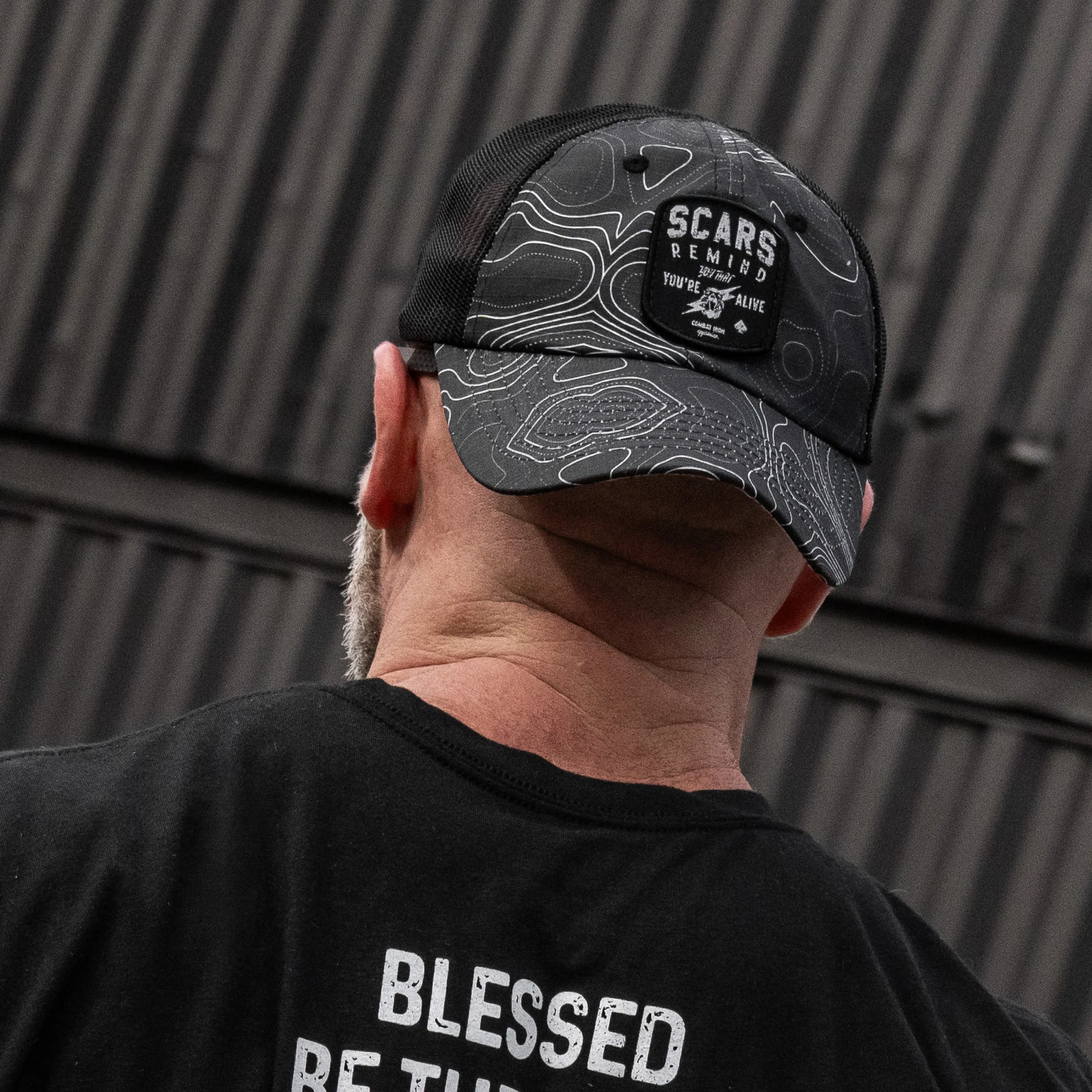 Scars Remind You You're Alive Patch Tactical Ripstop Mesh Snapback Hat - Image 26