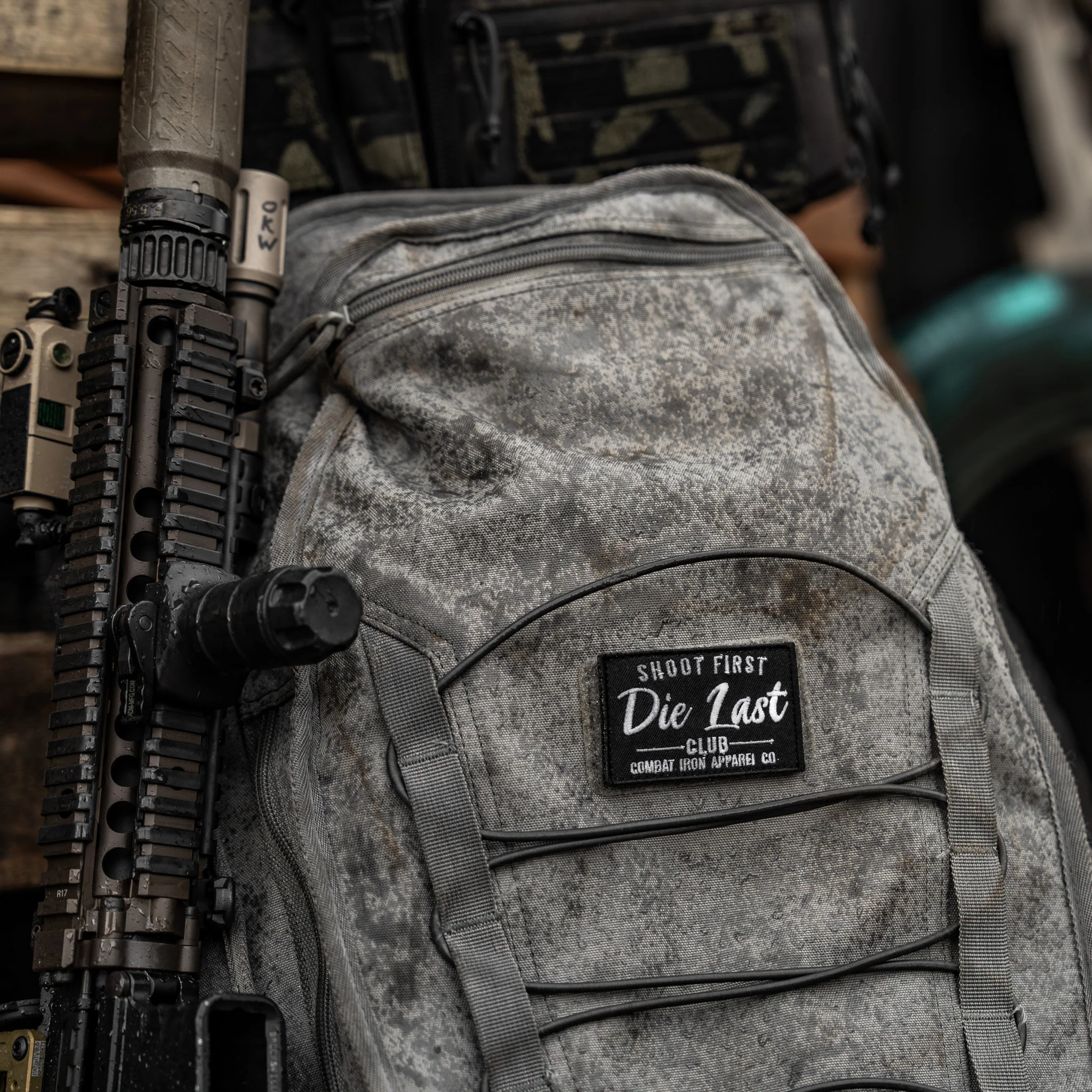 Shoot First. Die Last Club Velcro Patch - Image 2