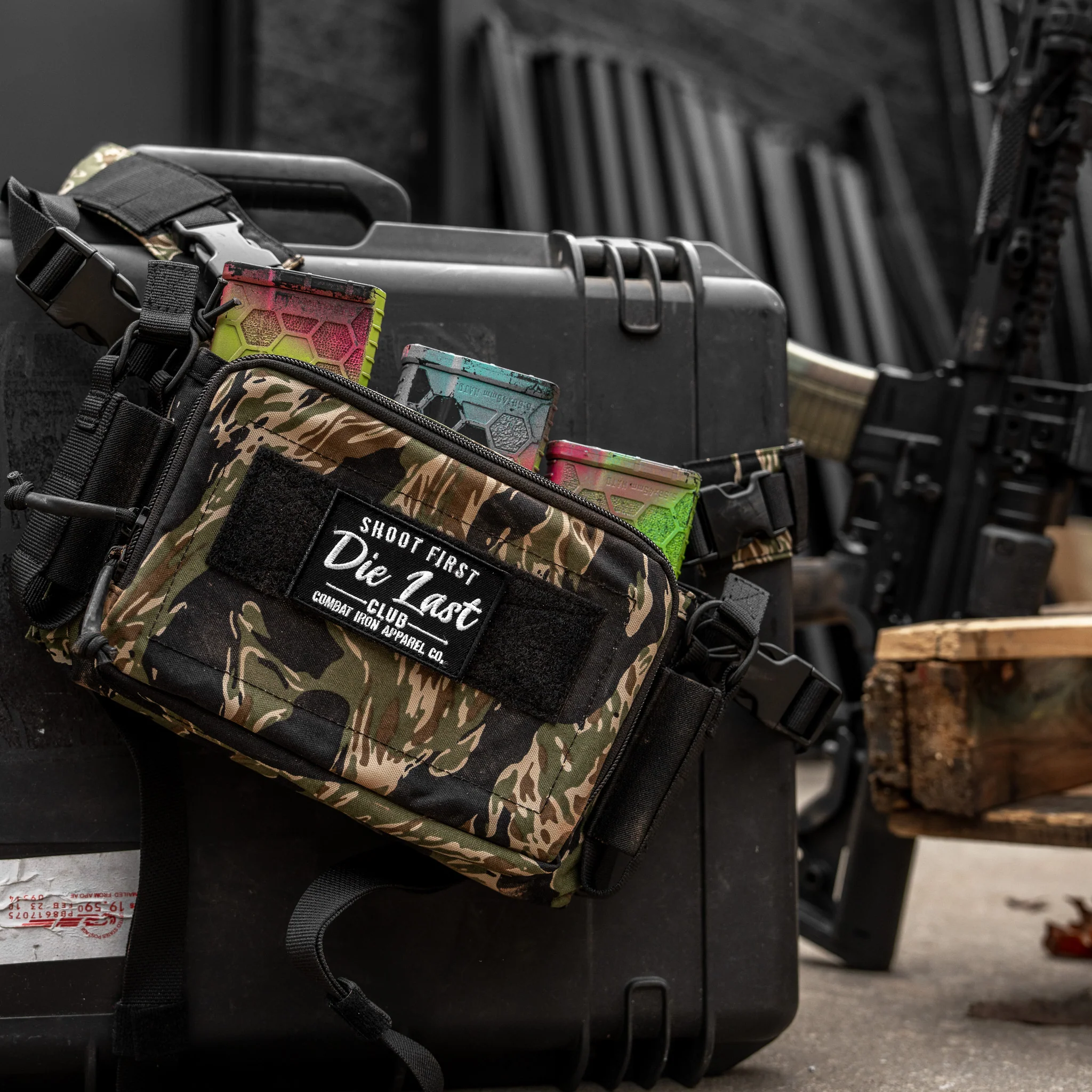 Shoot First. Die Last Club Velcro Patch - Image 3