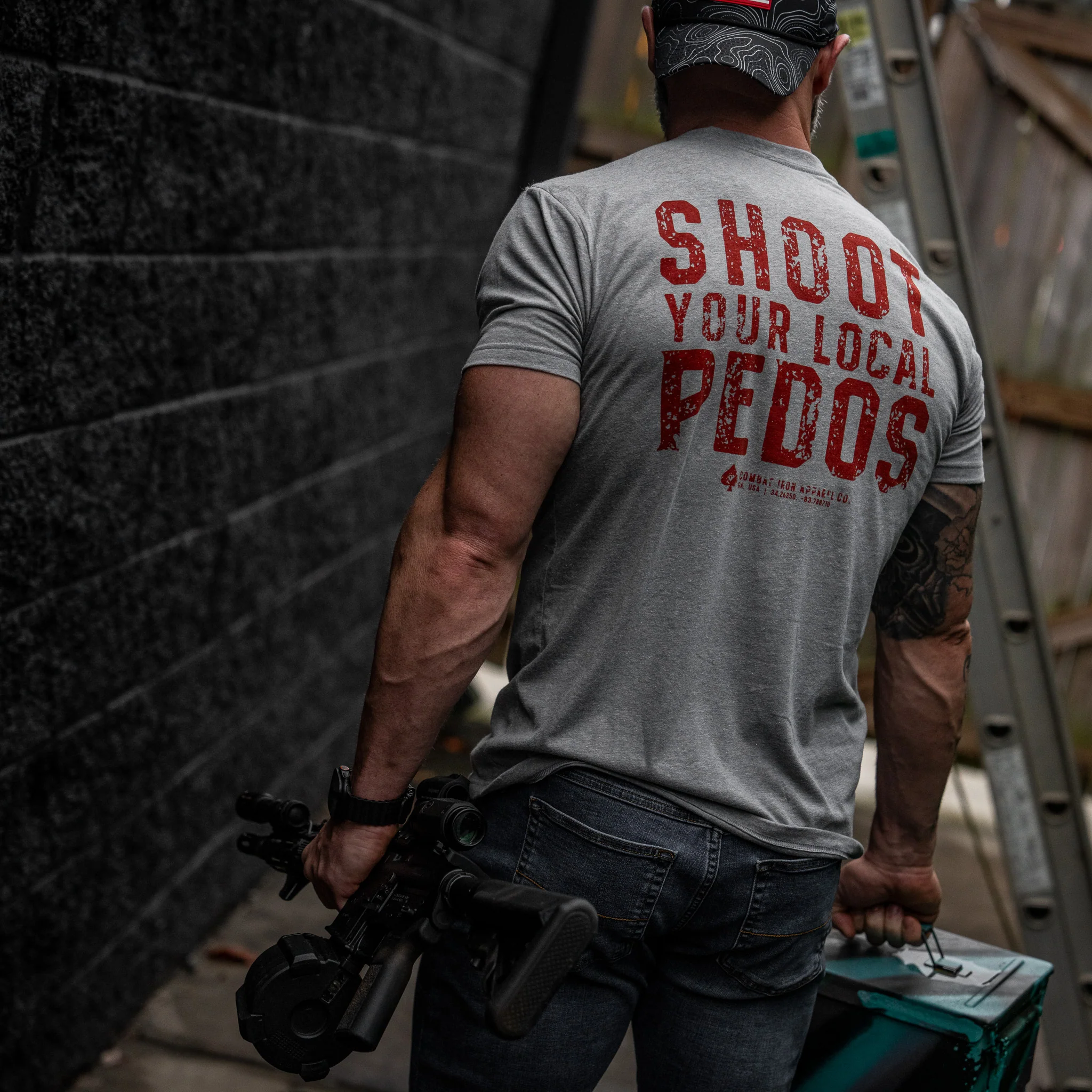 Shoot Your Local Pedos Men's T-Shirt - Image 24