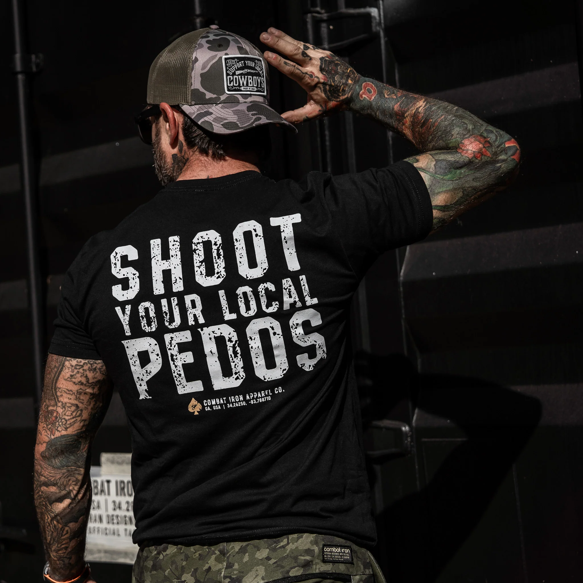 Shoot Your Local Pedos Men's T-Shirt - Image 7