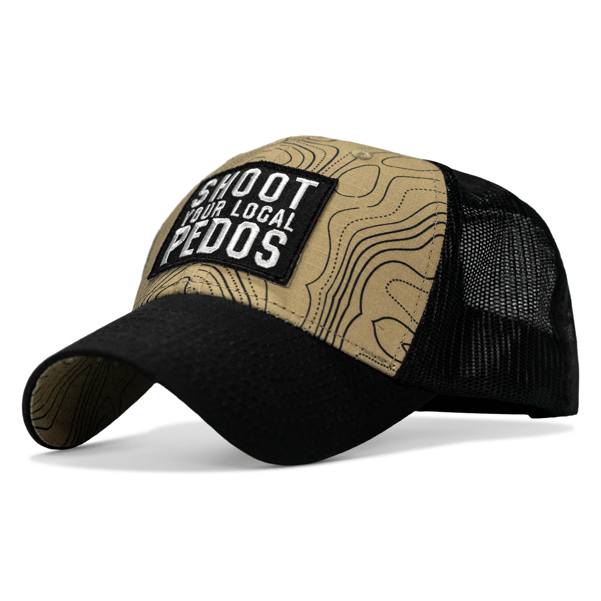Shoot Your Local Pedos Patch Original Ripstop Snapback Hat - Image 11