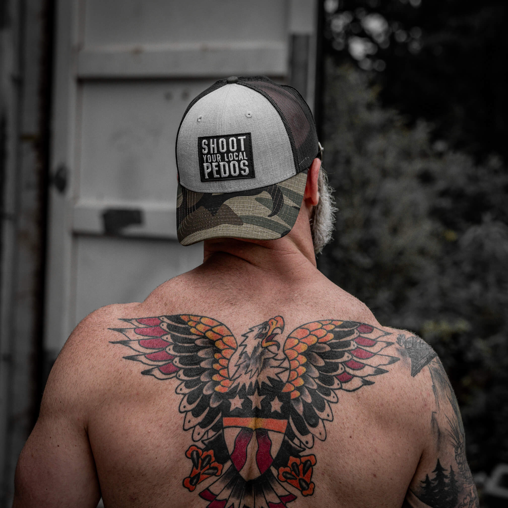 Shoot Your Local Pedos Patch Original Ripstop Snapback Hat - Image 53