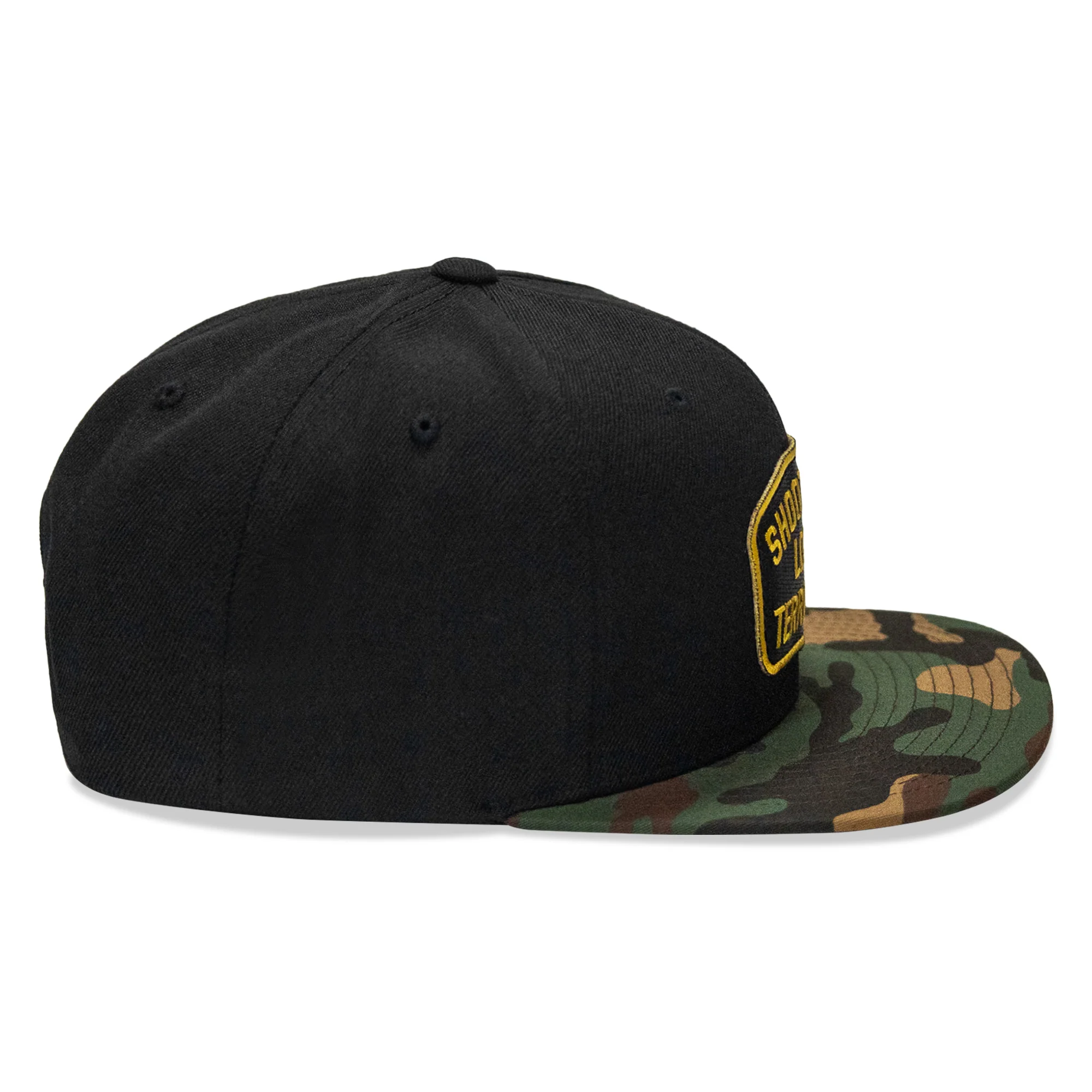 Shoot Your Local Terrorist Patch Flatbill Snapback Hat - Image 20
