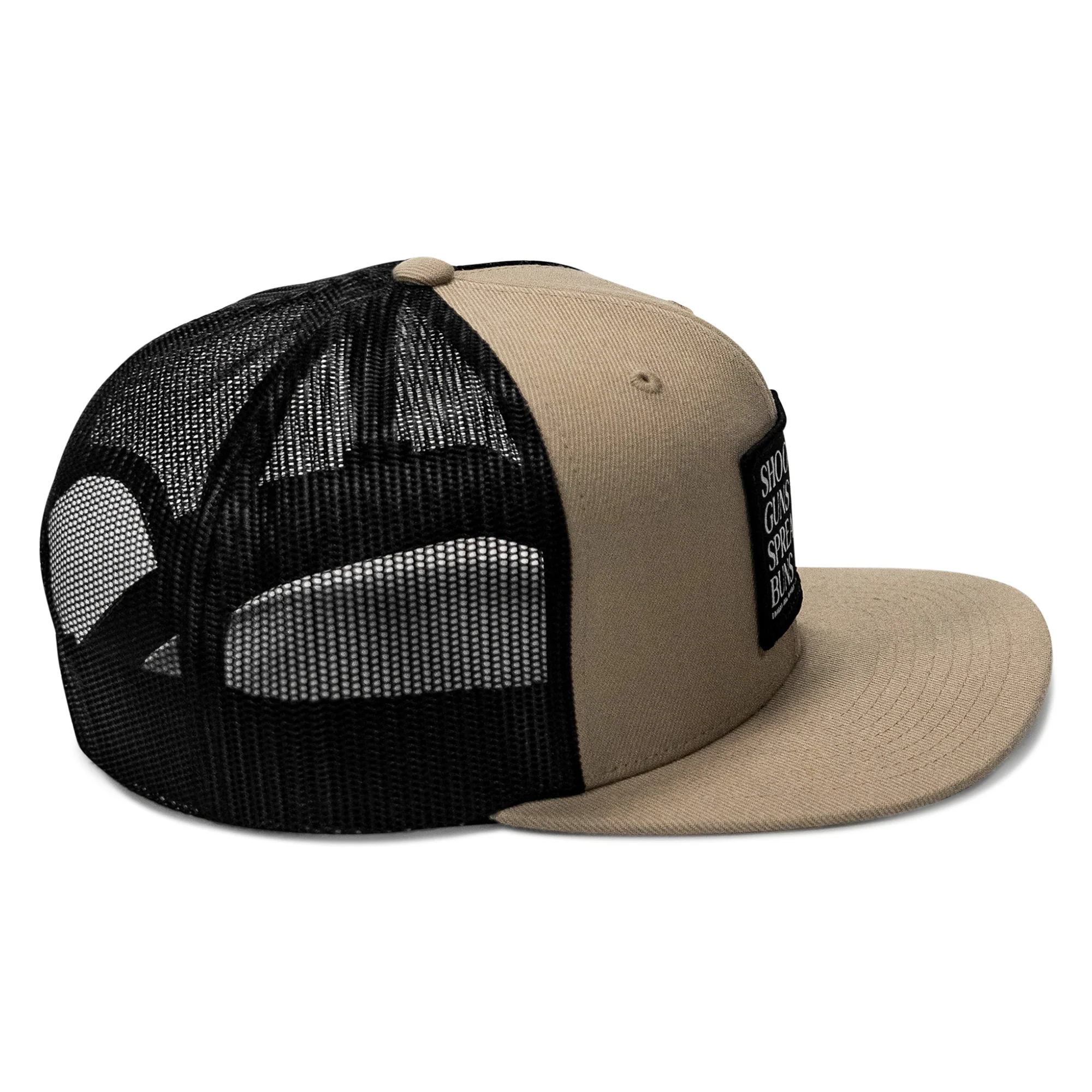 Shooting Guns & Spreadin' Buns Patch Flatbill Hat - Image 18