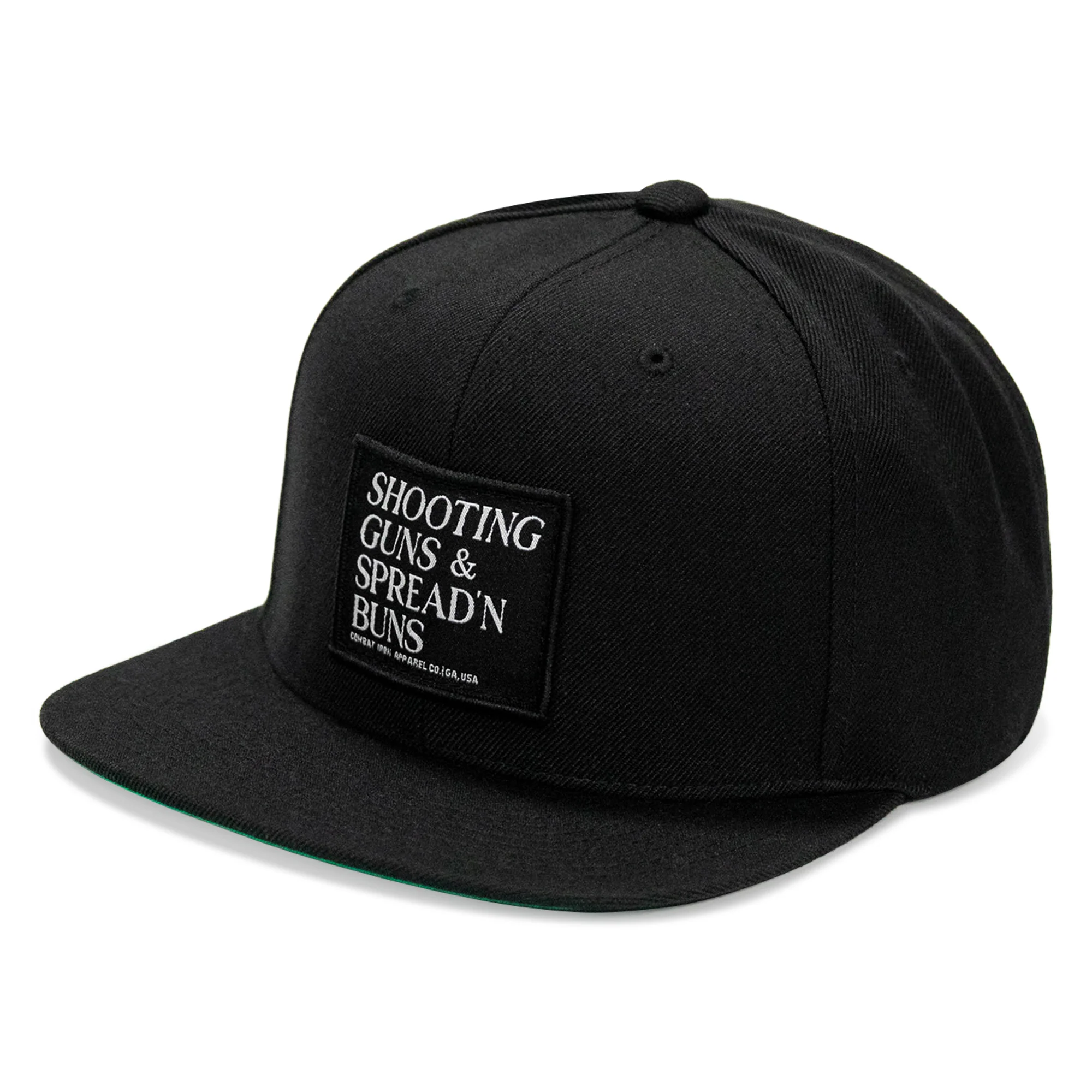 Shooting Guns & Spreadin' Buns Patch Flatbill Hat - Image 27
