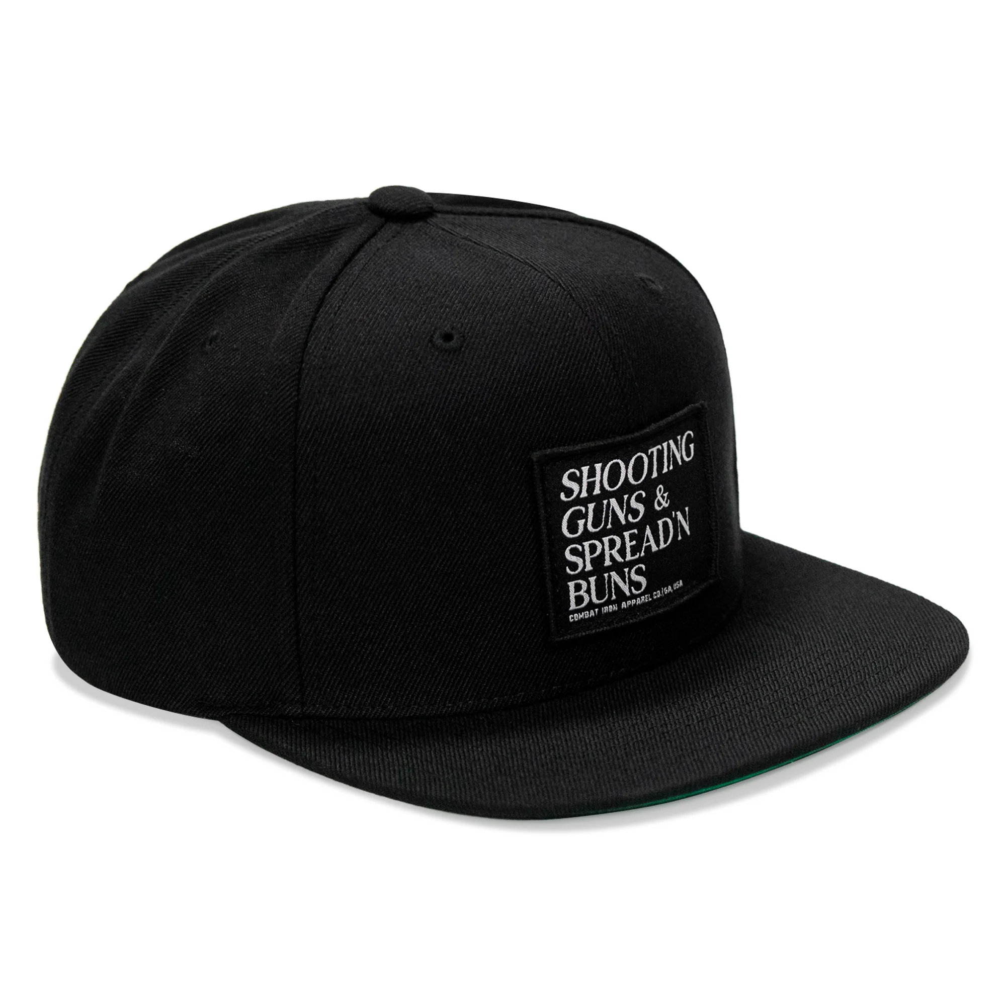 Shooting Guns & Spreadin' Buns Patch Flatbill Hat - Image 28