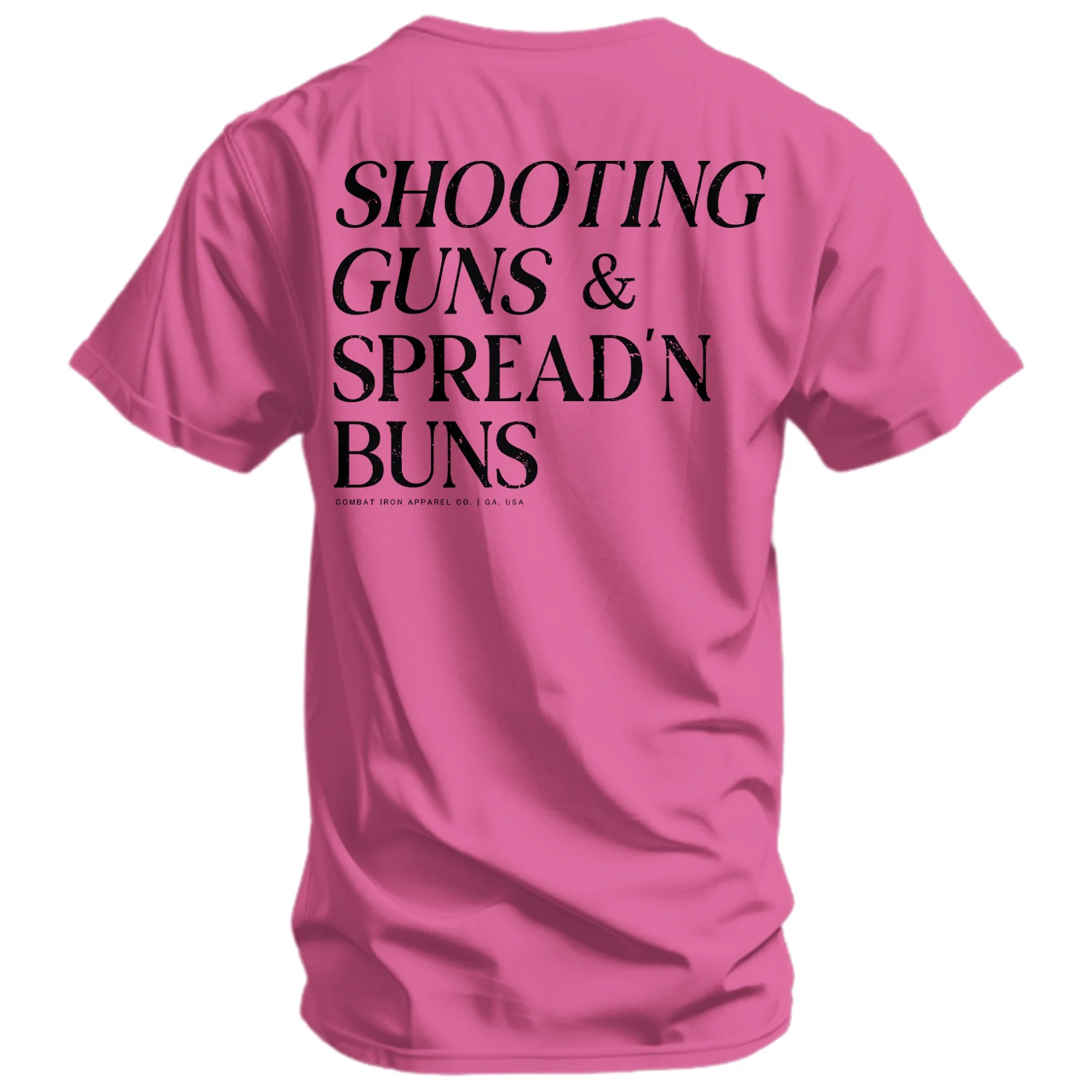 Shooting Guns & Spread'n Buns Men's T-Shirt - Image 14