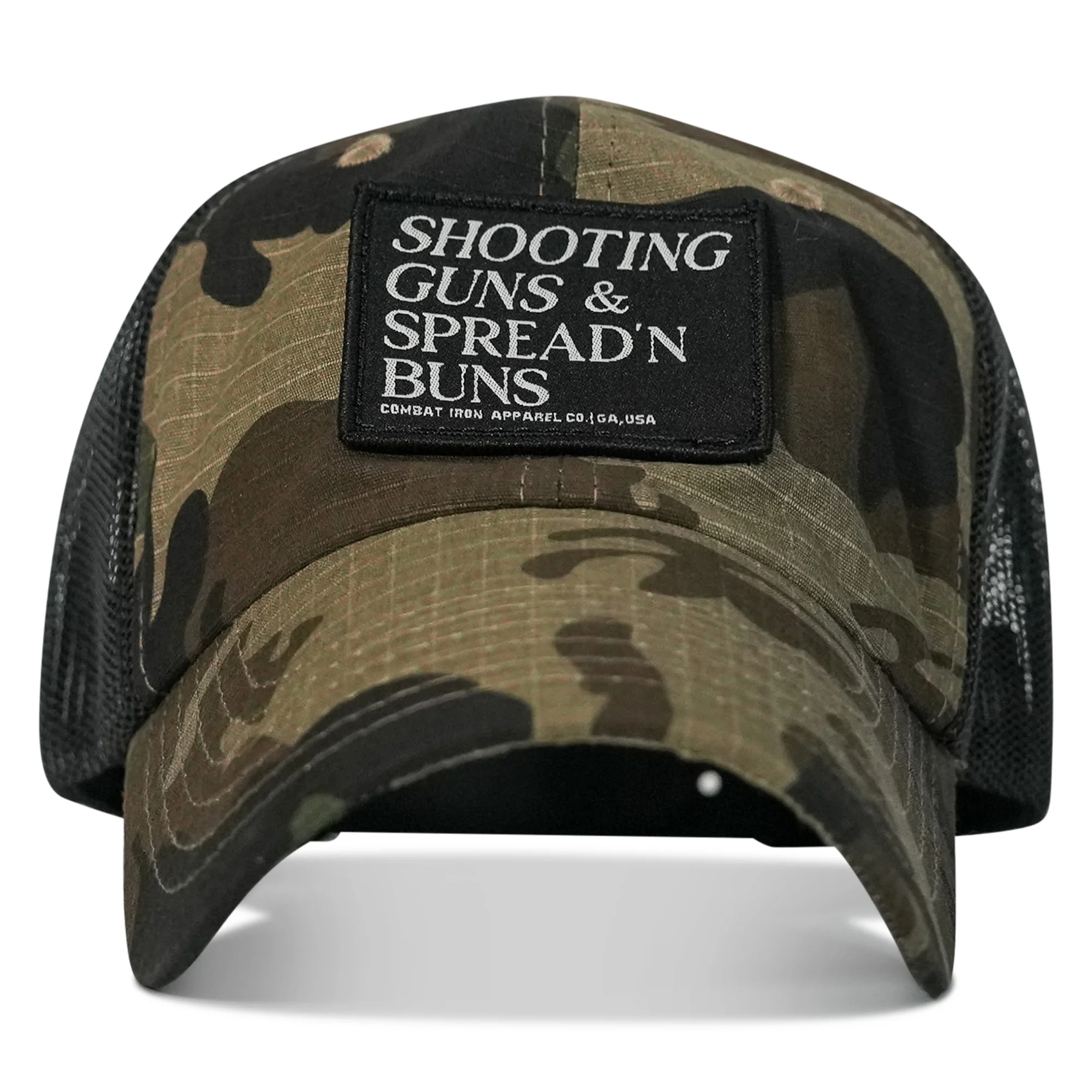 Shooting Guns & Spread'n Buns Patch Ripstop Tactical Hat - Image 12