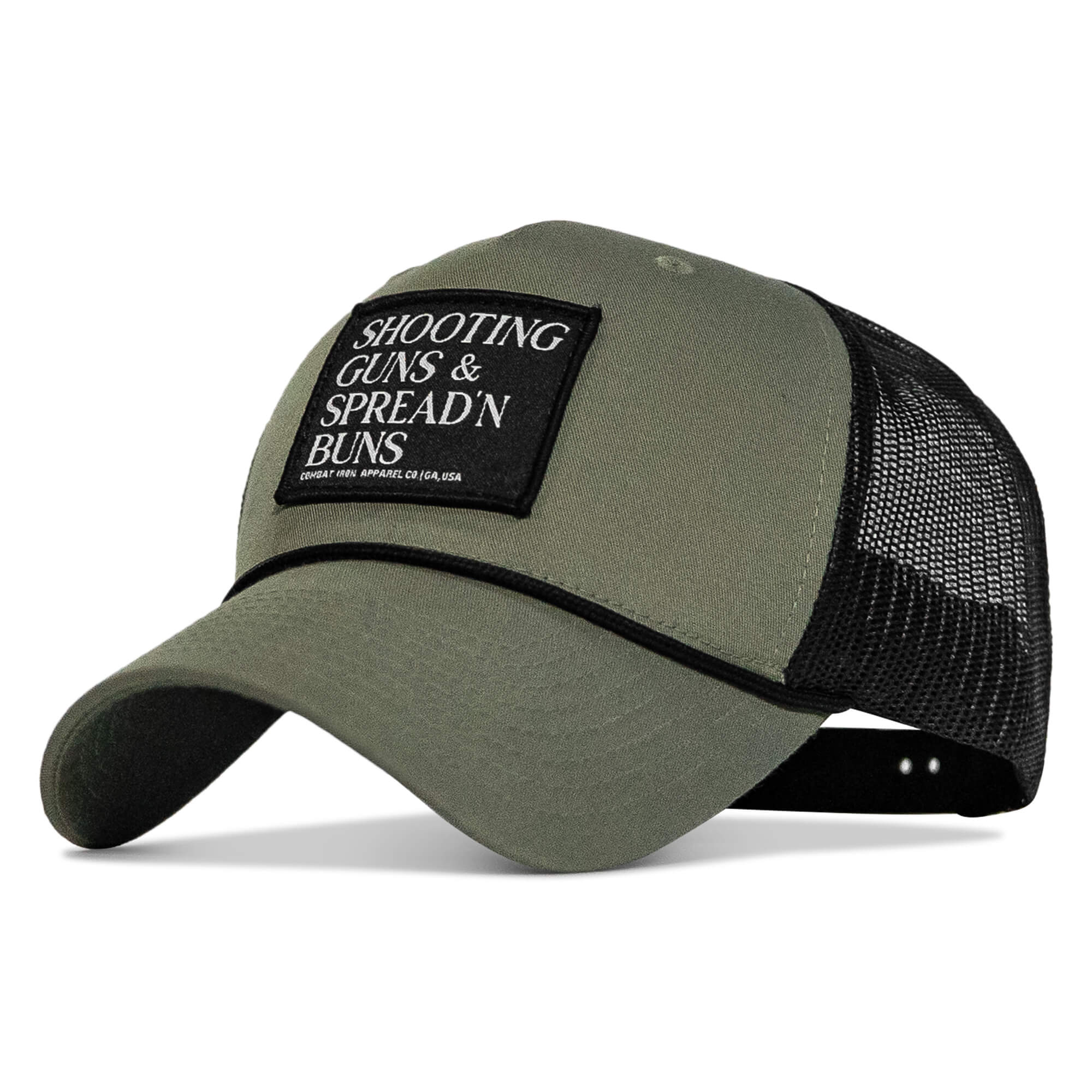 Shooting Guns & Spread'n Buns Patch Rope Snapback Hat - Image 7