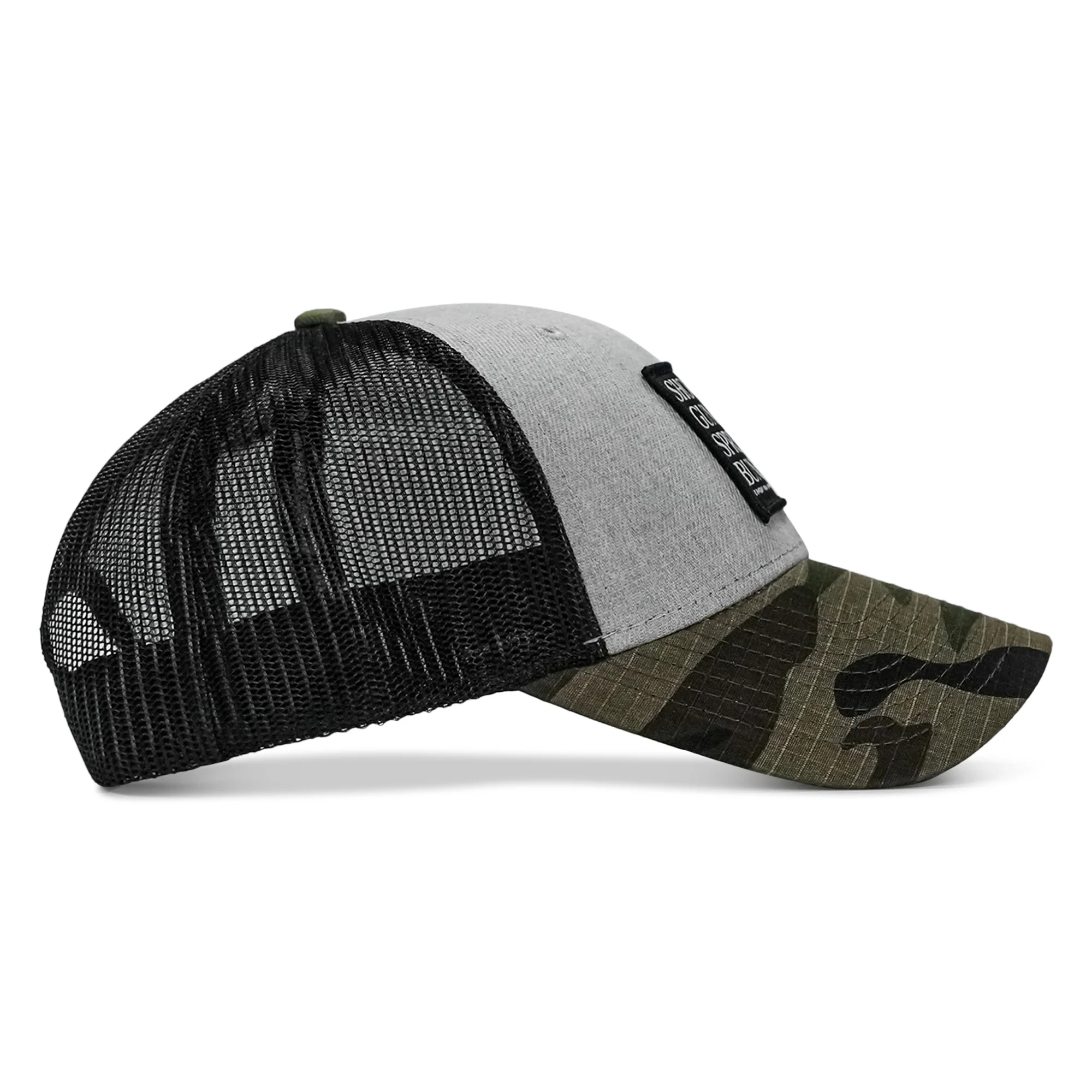 Shooting Guns & Spread'n Buns Patch Snapback Hat - Image 15