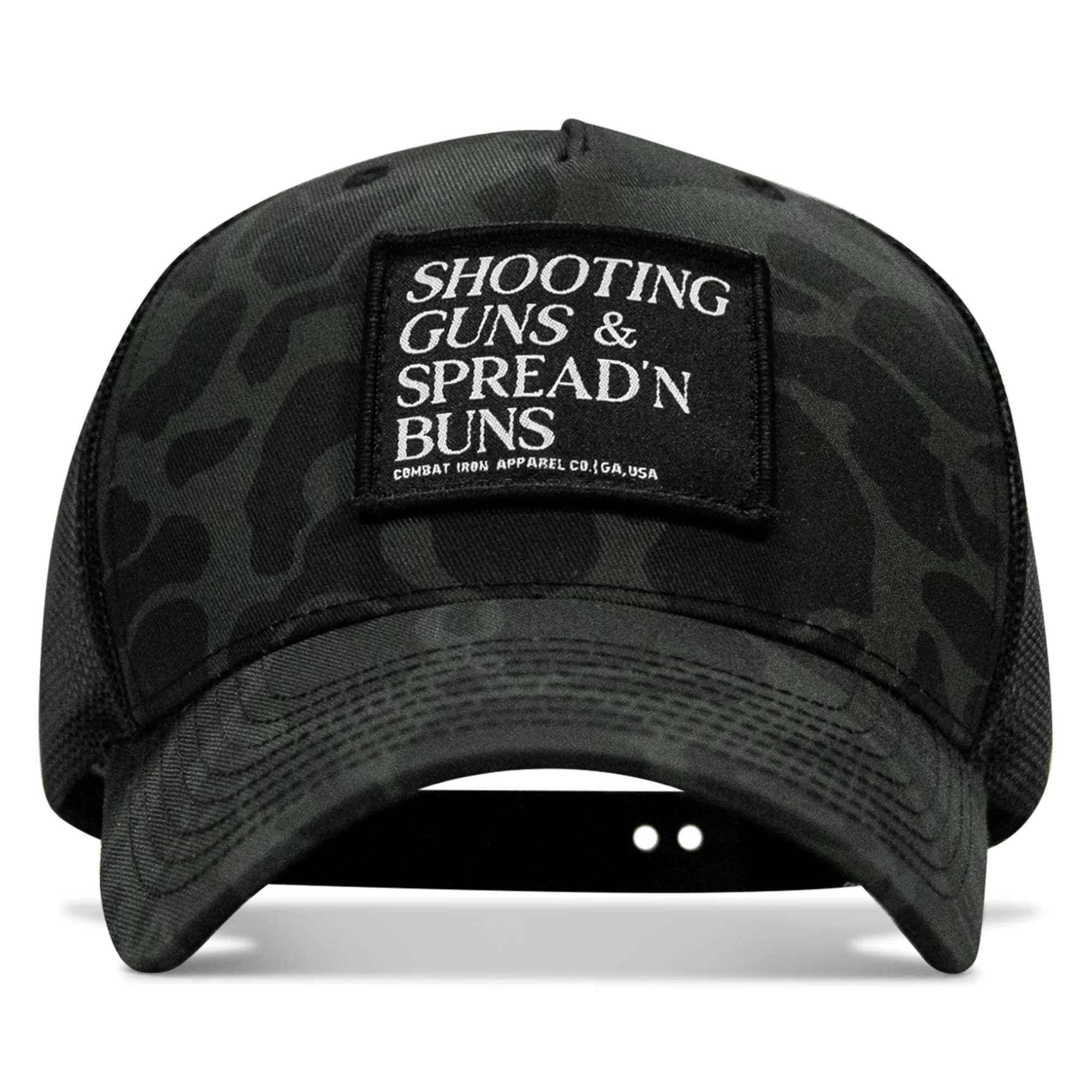 Shooting Guns & Spread'n Buns Patch Snapback Hat - Image 21