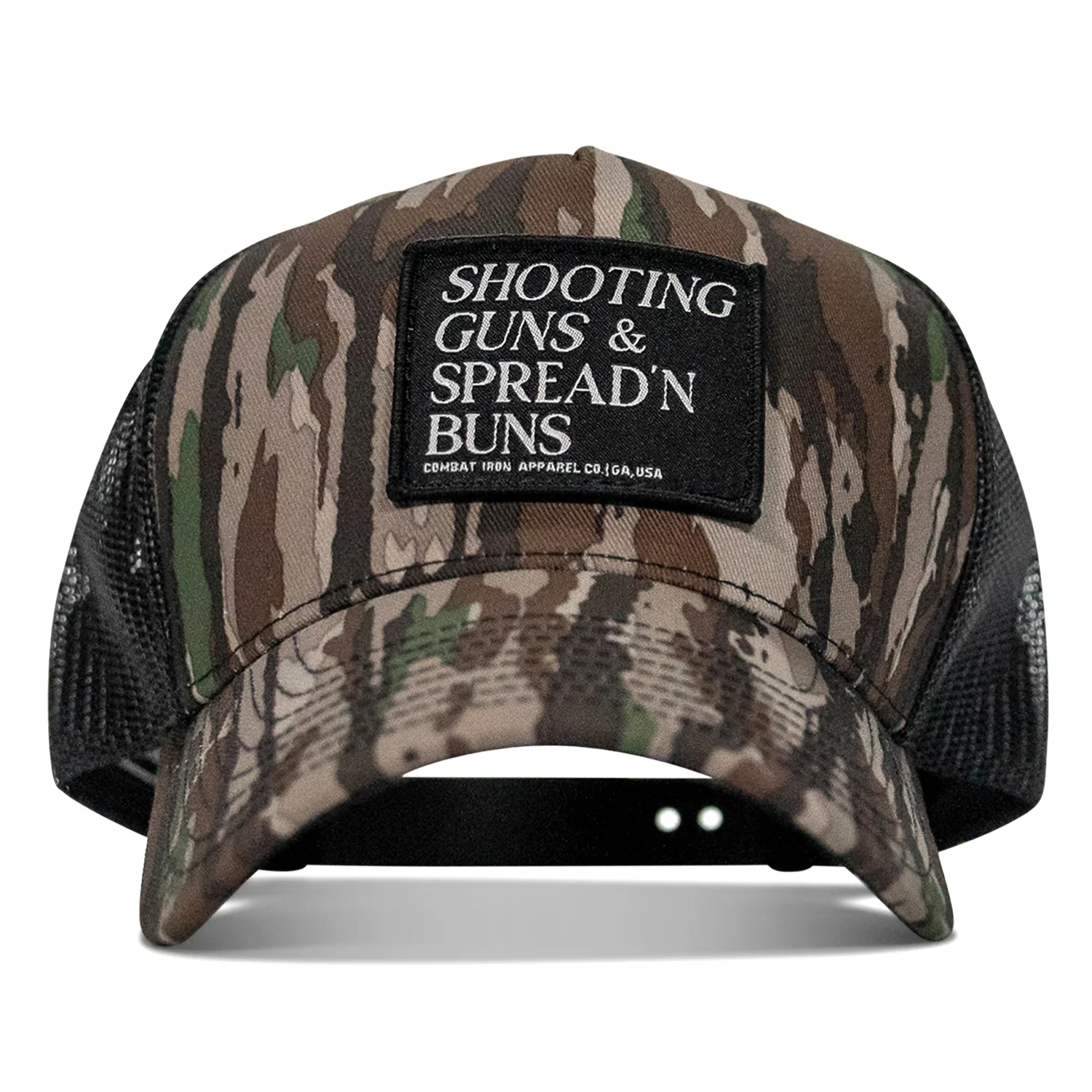 Shooting Guns & Spread'n Buns Patch Snapback Hat - Image 8