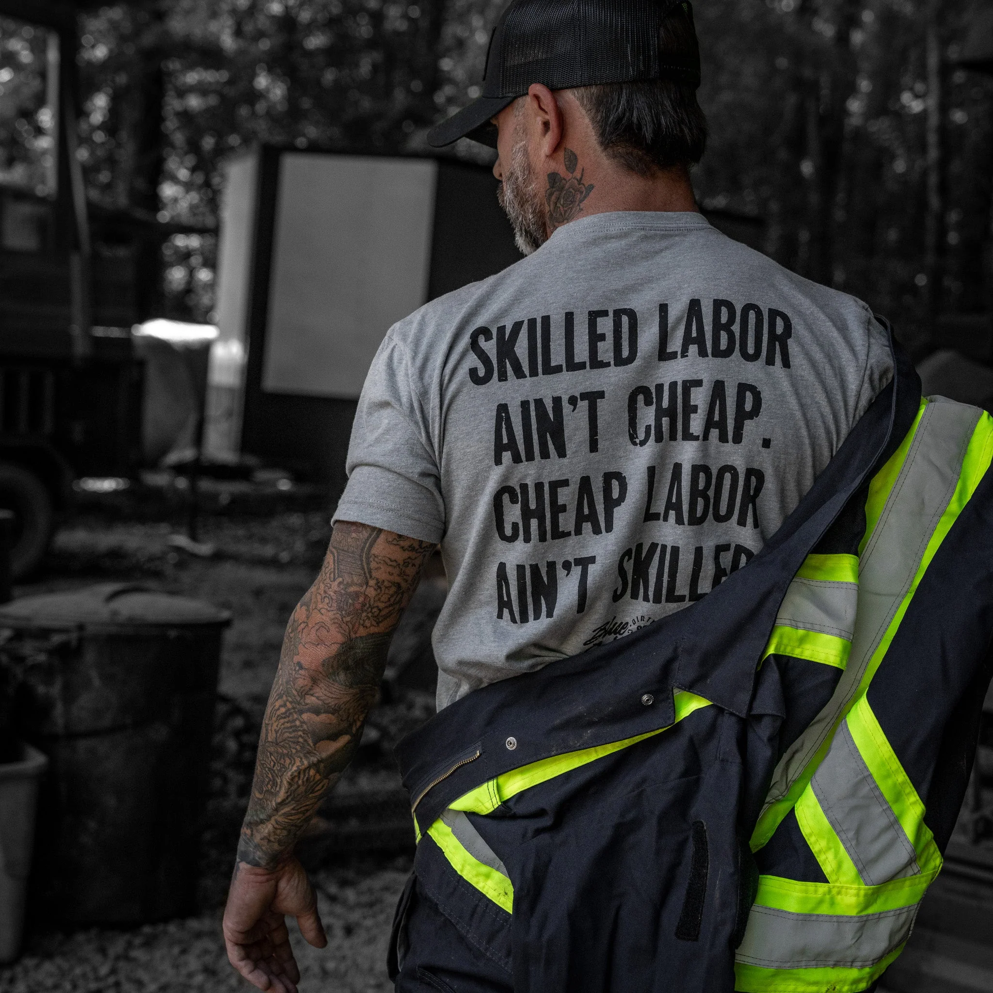Skilled Labor Ain't Cheap Men's T-Shirt - Image 15