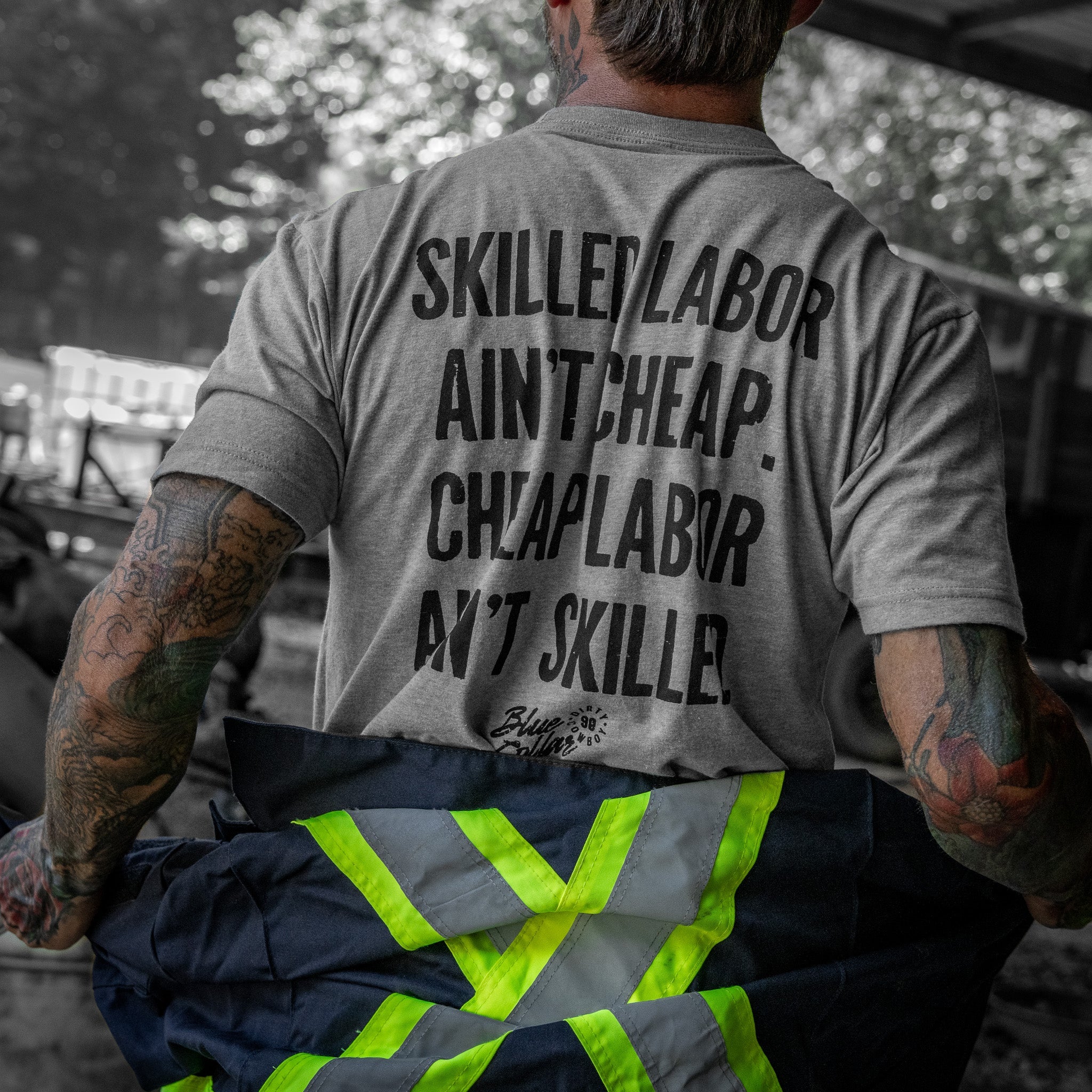 Skilled Labor Ain't Cheap Men's T-Shirt - Image 16