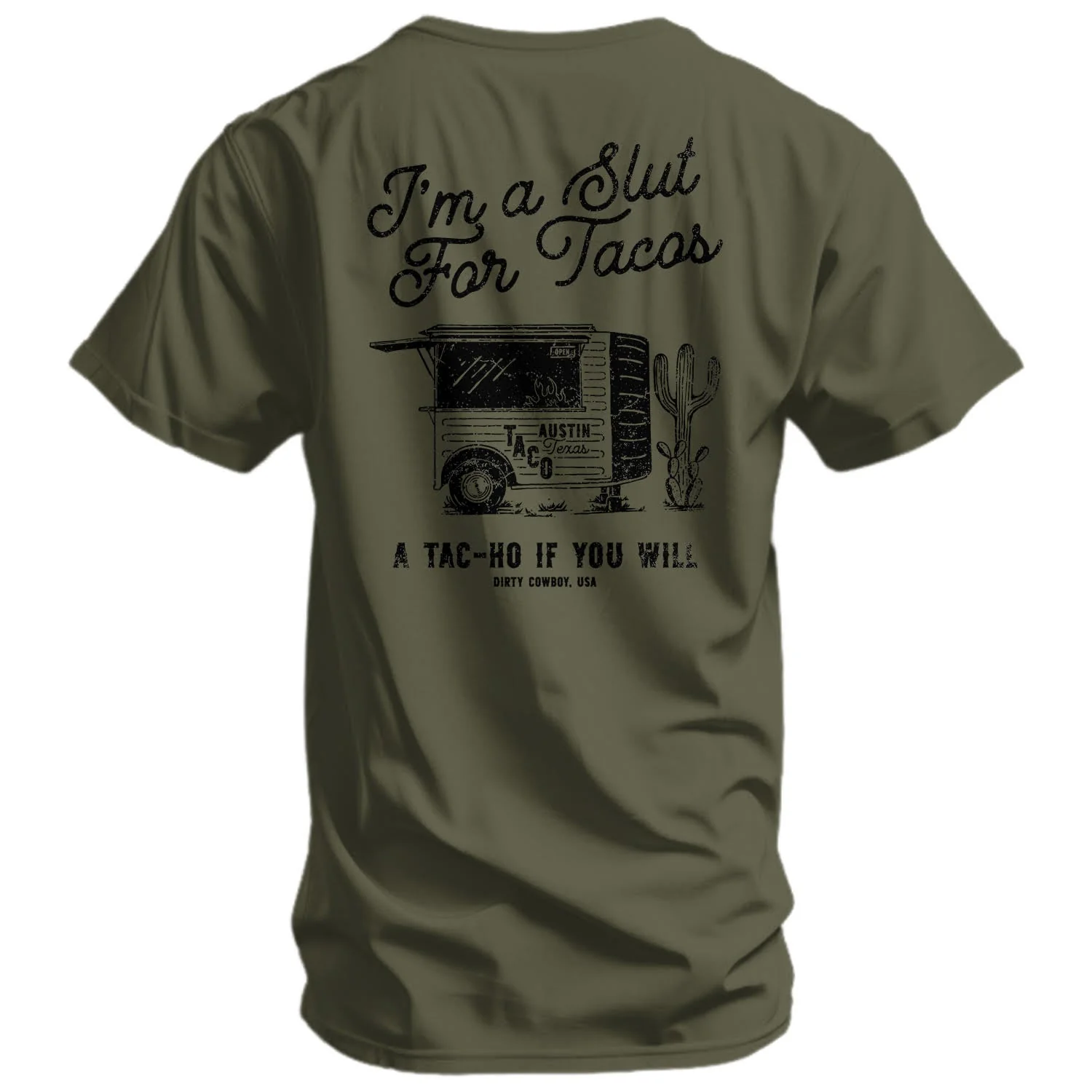Slut For Taco's Men's T-Shirt - Image 3