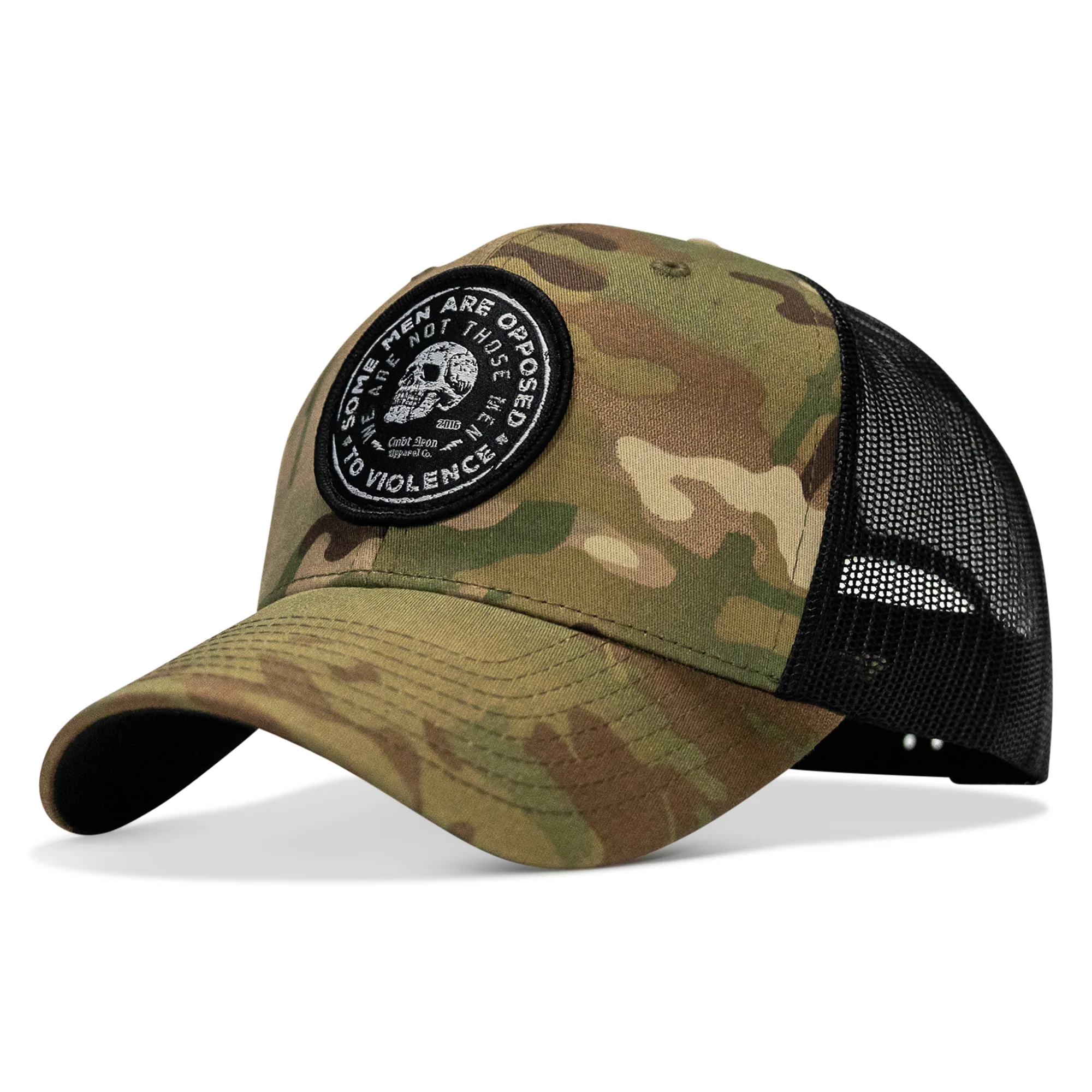 Some Men Are Opposed To Violence Patch Snapback Hat - Image 10