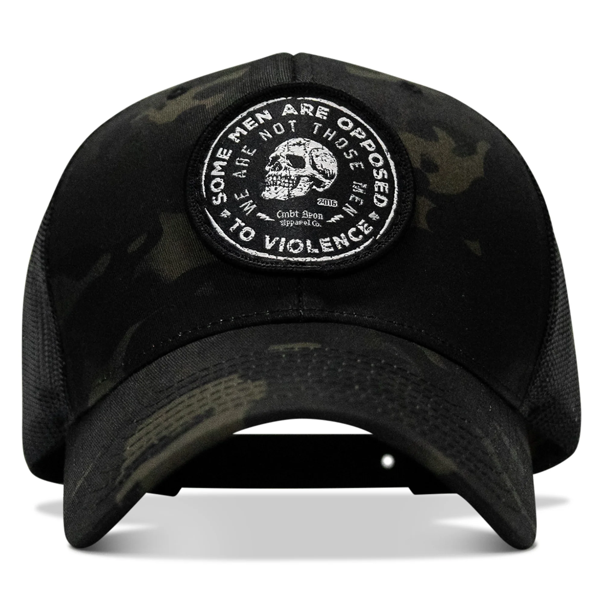 Some Men Are Opposed To Violence Patch Snapback Hat - Image 14