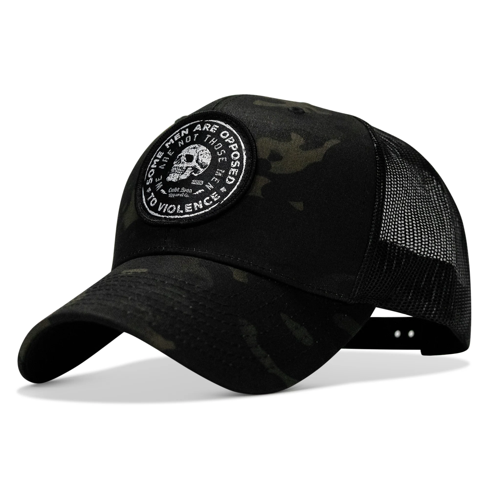 Some Men Are Opposed To Violence Patch Snapback Hat - Image 15