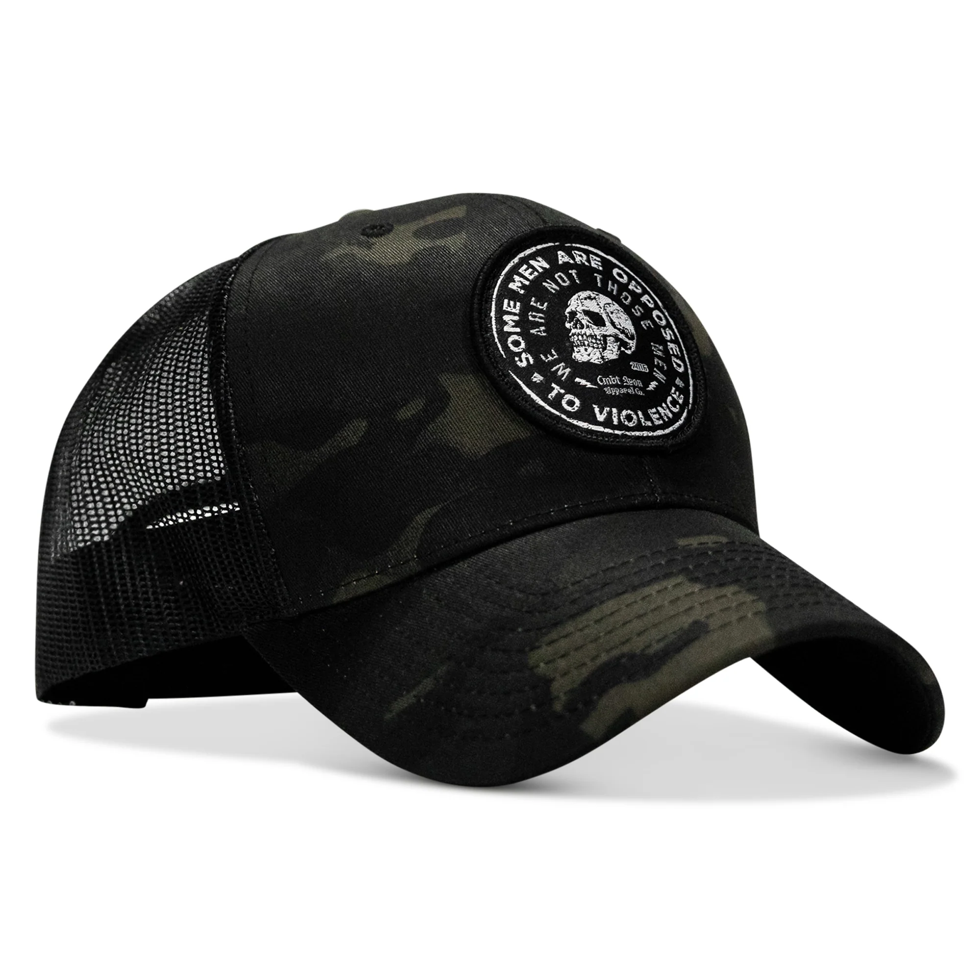 Some Men Are Opposed To Violence Patch Snapback Hat - Image 16