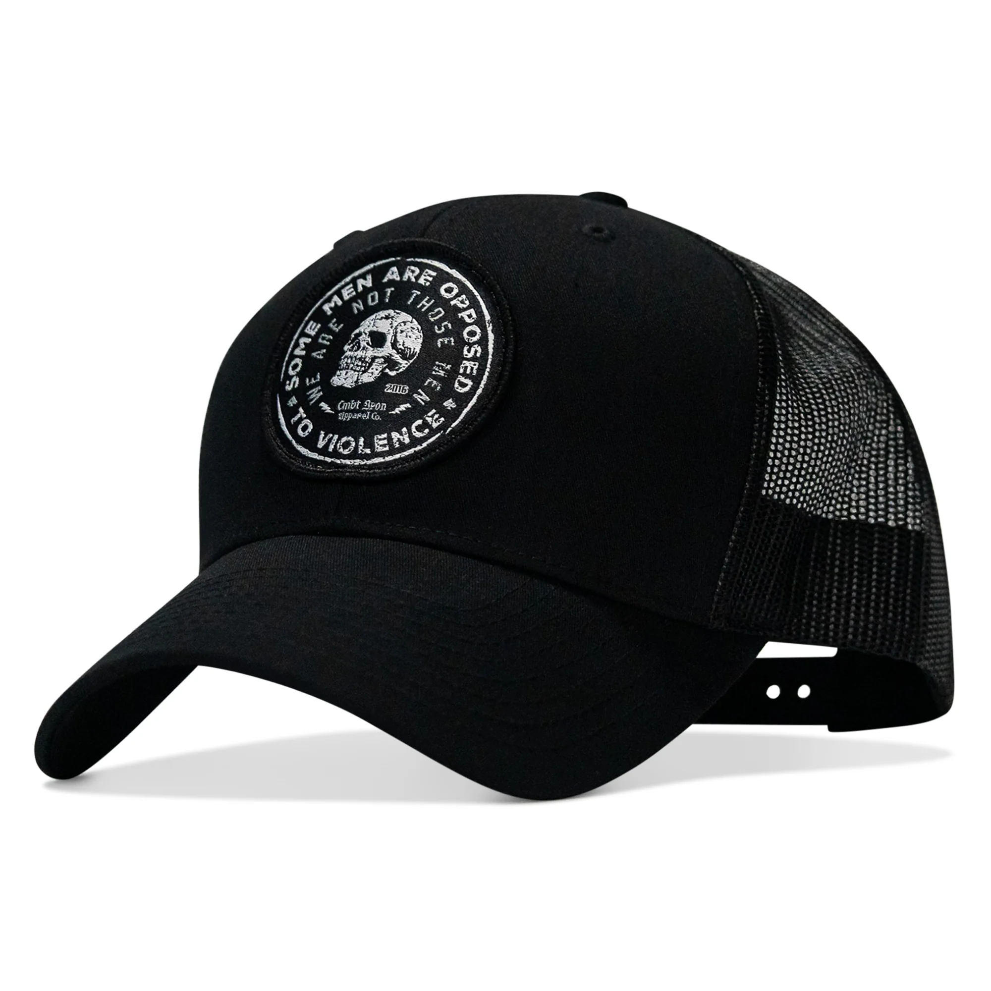 Some Men Are Opposed To Violence Patch Snapback Hat - Image 20