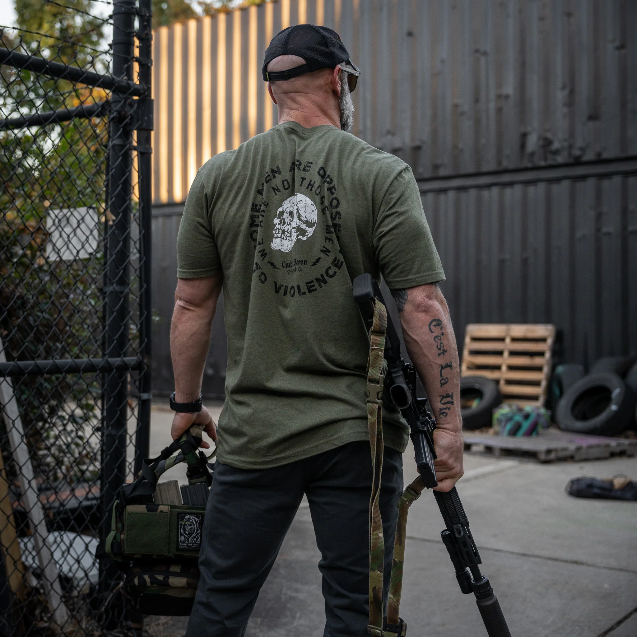 Some Men Are Opposed To Violence. We Are Not Those Men Men's T-Shirt - Image 12
