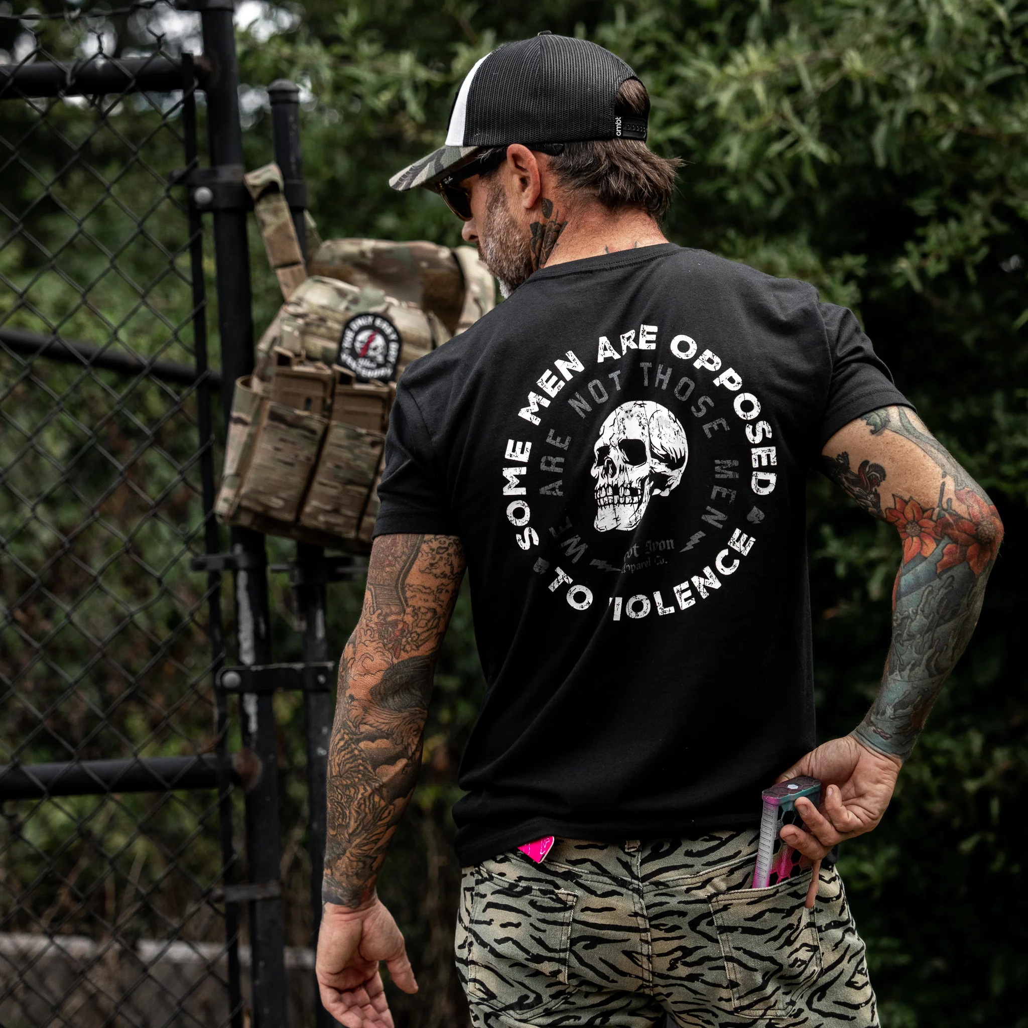 Some Men Are Opposed To Violence. We Are Not Those Men Men's T-Shirt - Image 3