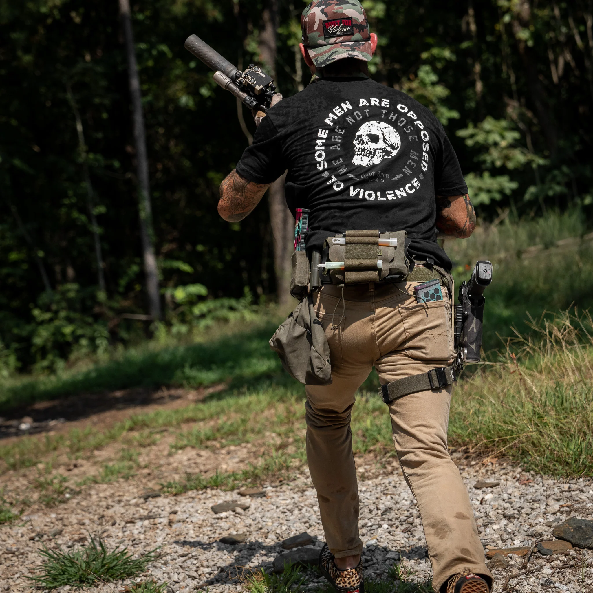 Some Men Are Opposed To Violence. We Are Not Those Men Men's T-Shirt - Image 4