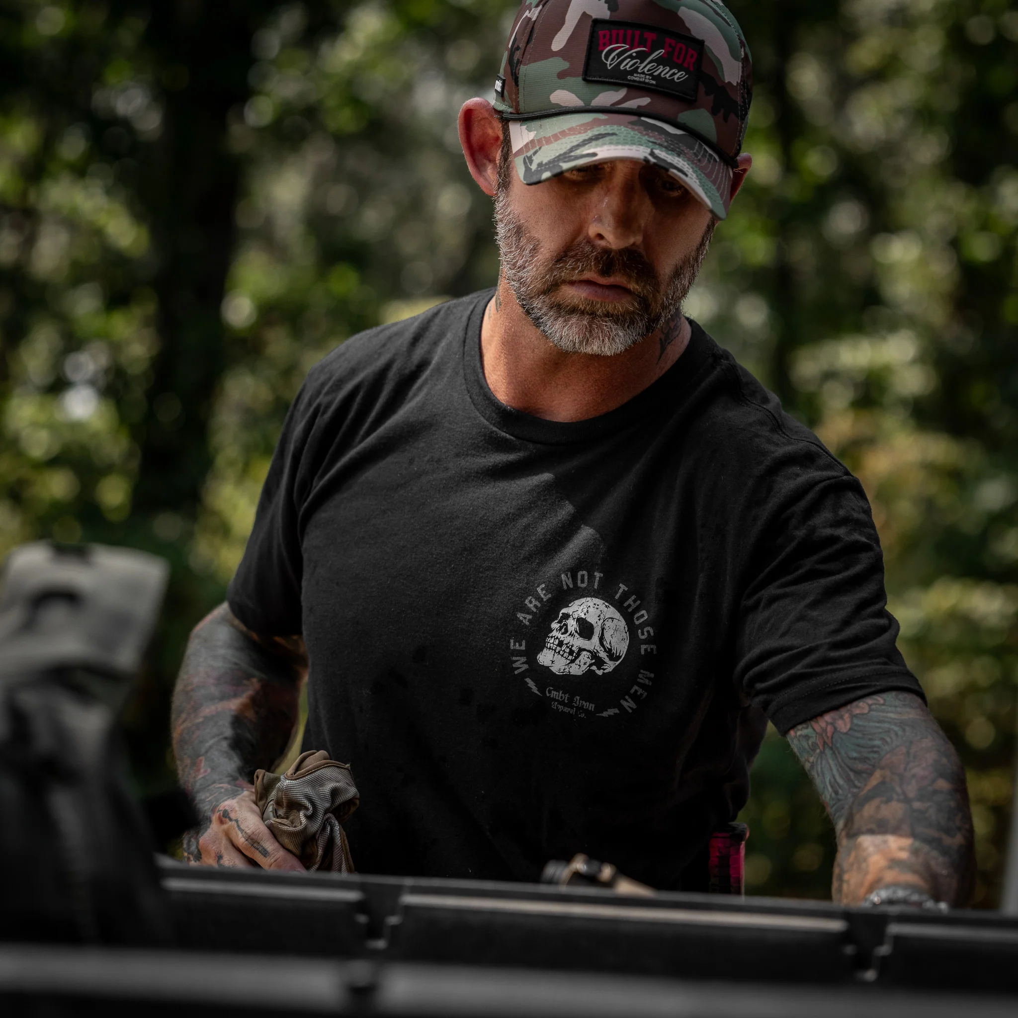 Some Men Are Opposed To Violence. We Are Not Those Men Men's T-Shirt - Image 5