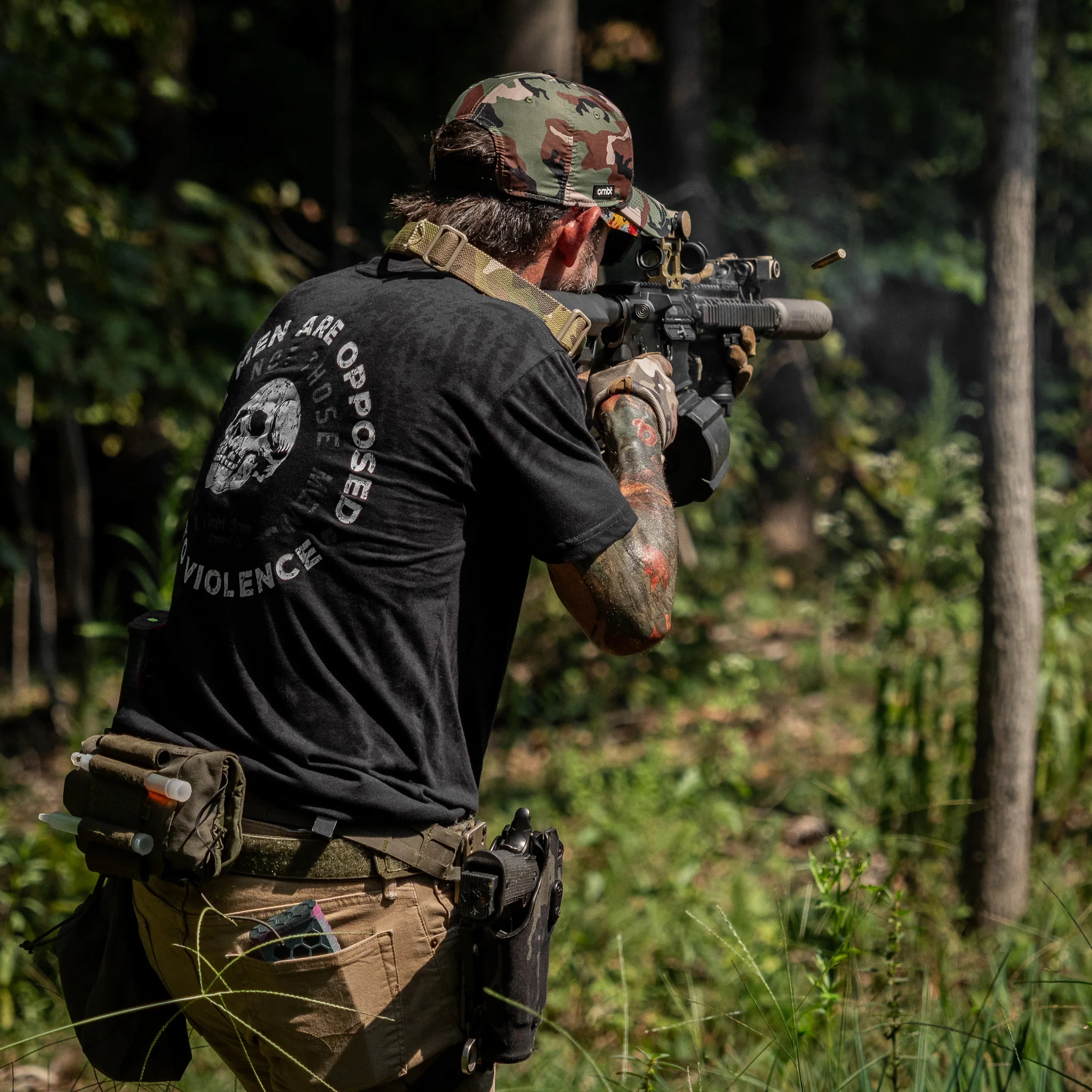 Some Men Are Opposed To Violence. We Are Not Those Men Men's T-Shirt - Image 6