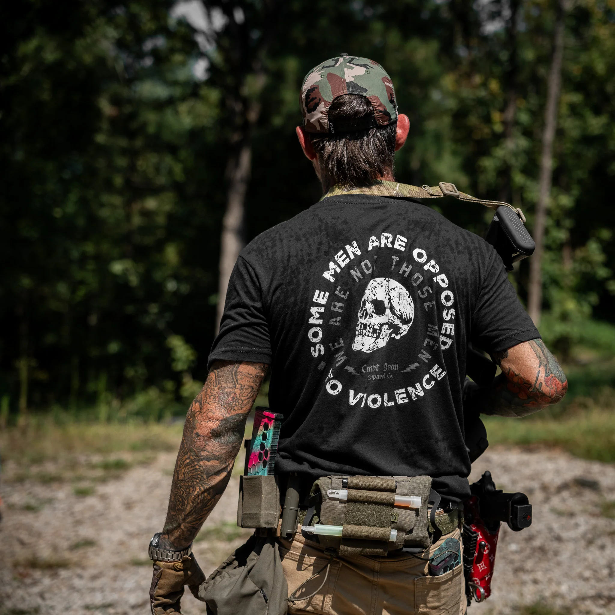 Some Men Are Opposed To Violence. We Are Not Those Men Men's T-Shirt - Image 9