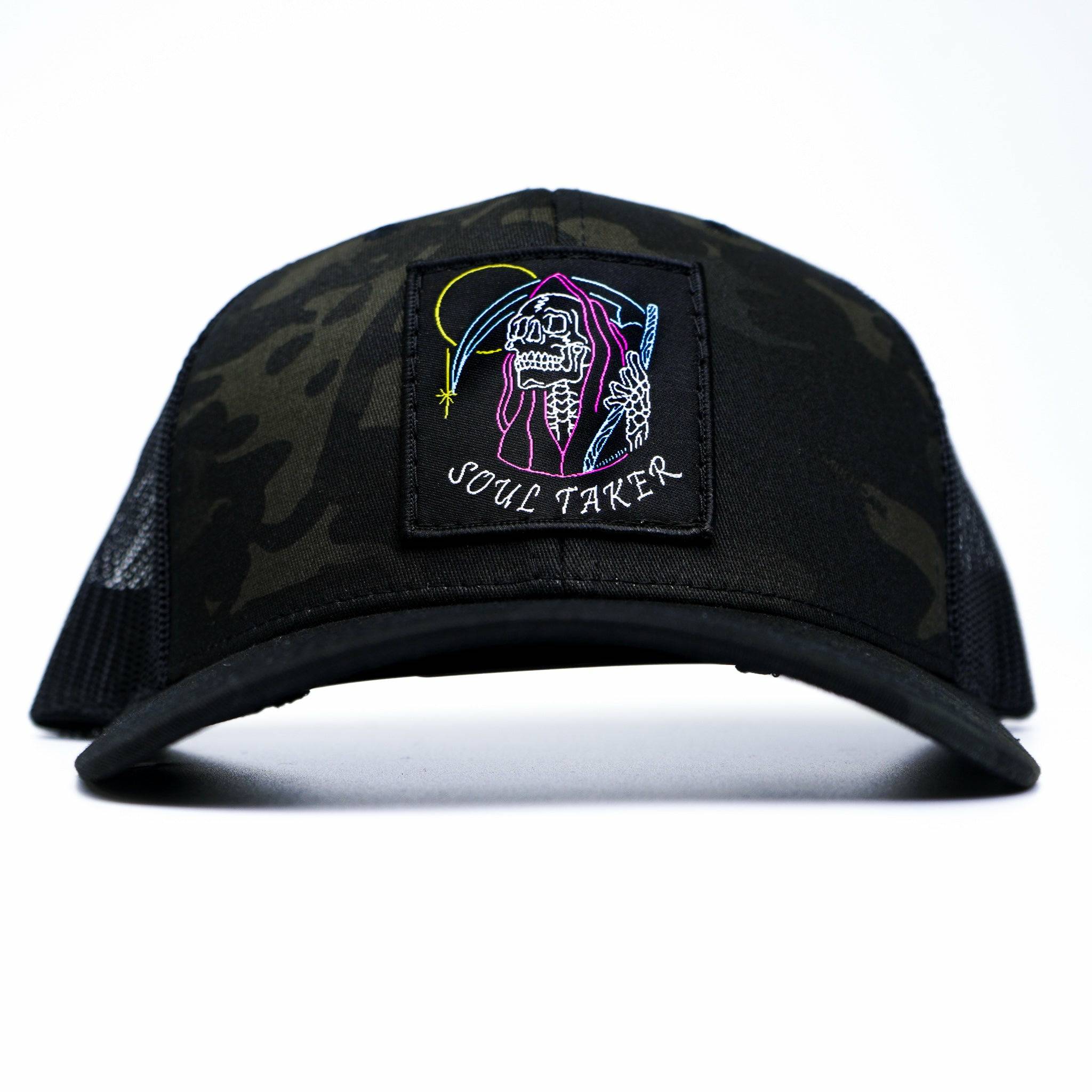 Soul Taker Reaper Patch Snapback Hat - Image 10