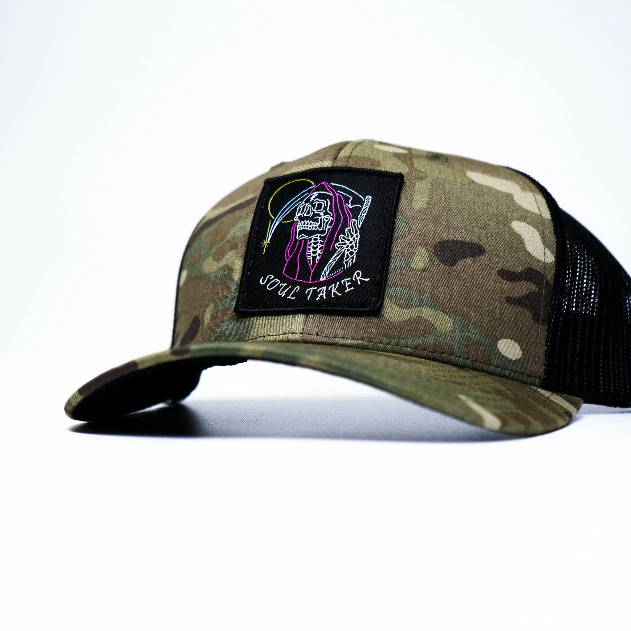 Soul Taker Reaper Patch Snapback Hat - Image 7