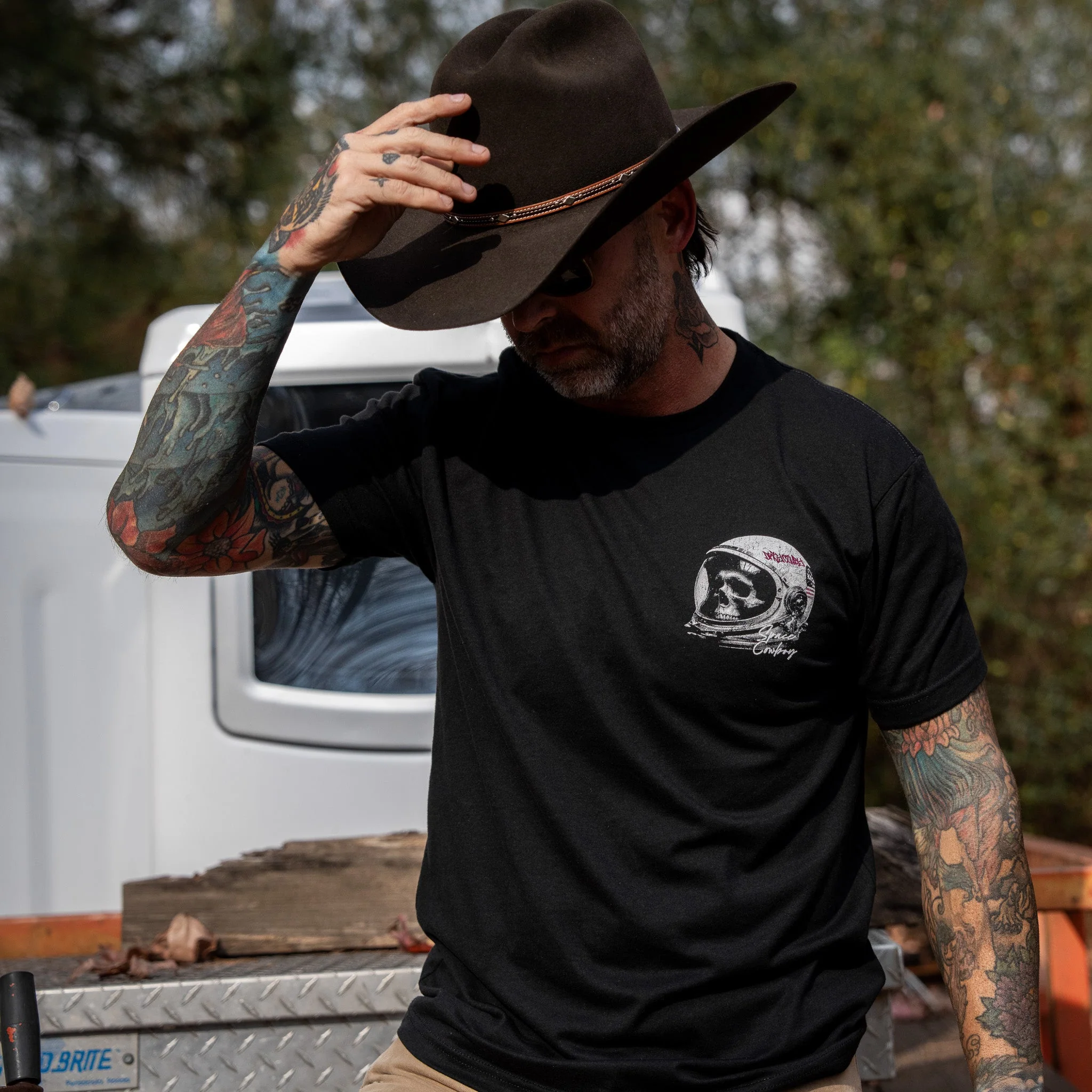 Space Cowboy Men's T-Shirt - Image 4