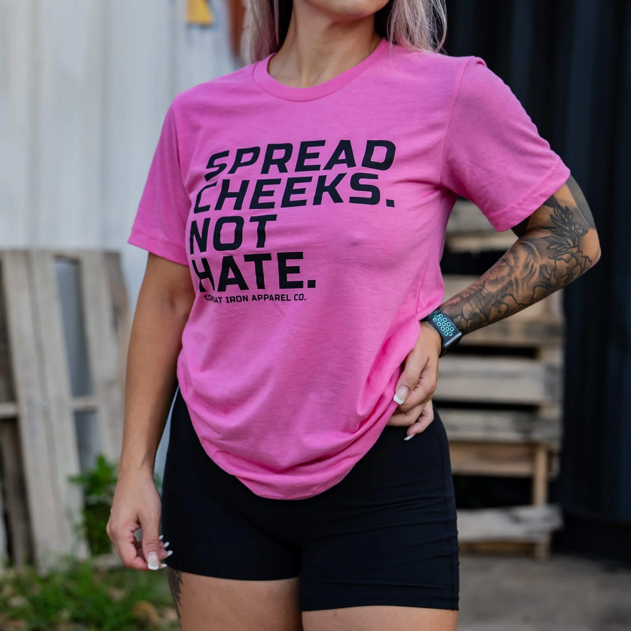 Spread Cheeks. Not Hate. Men's T-Shirt - Image 10