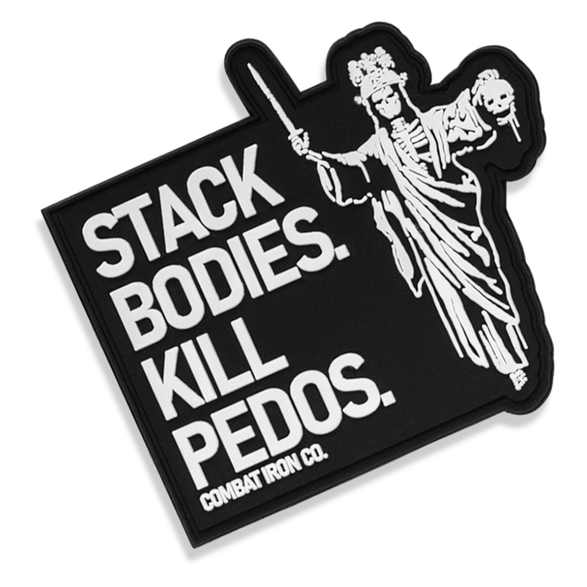 Stack Bodies. Kill Pedos Grim Reaper PVC Patch - Image 4