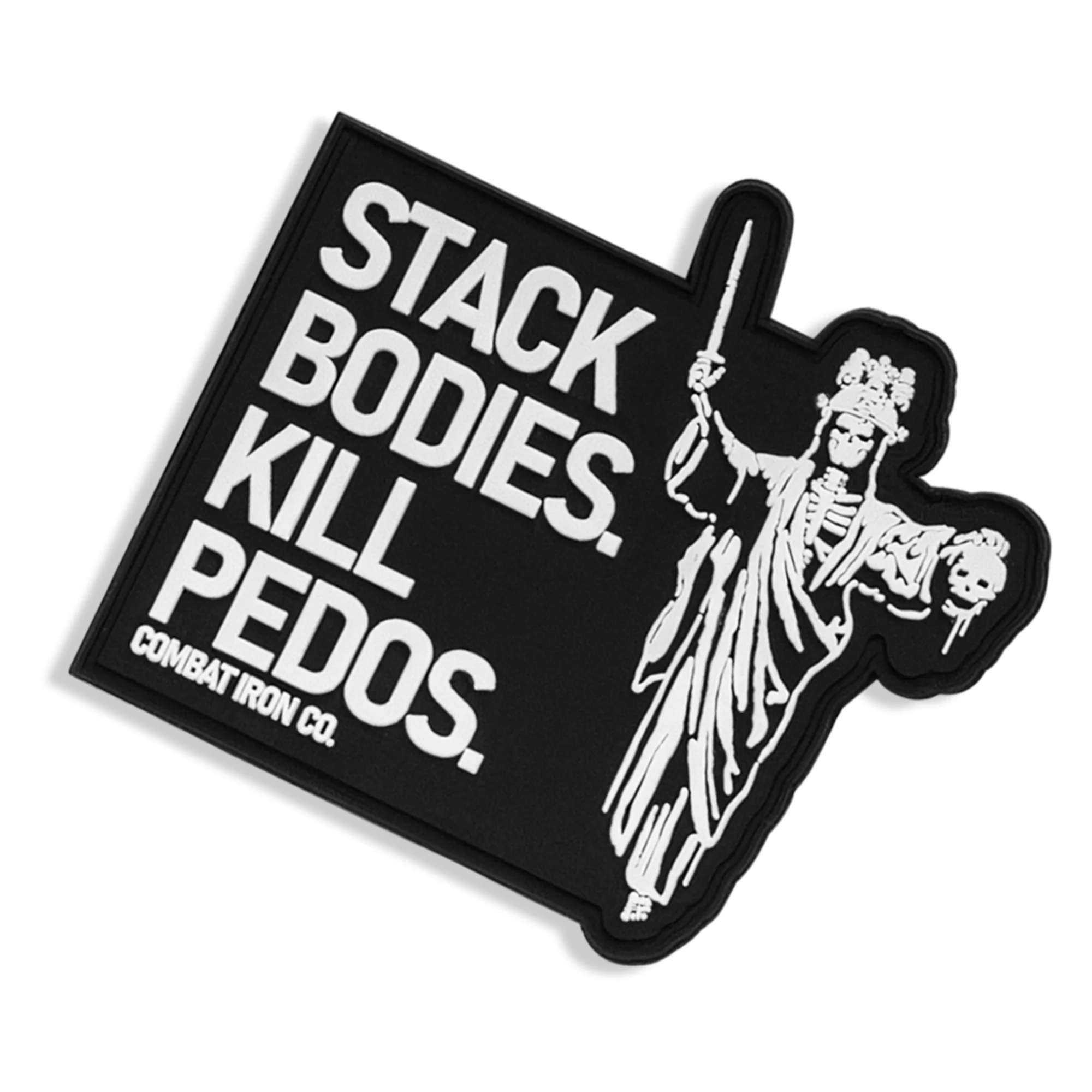 Stack Bodies. Kill Pedos Grim Reaper PVC Patch - Image 5