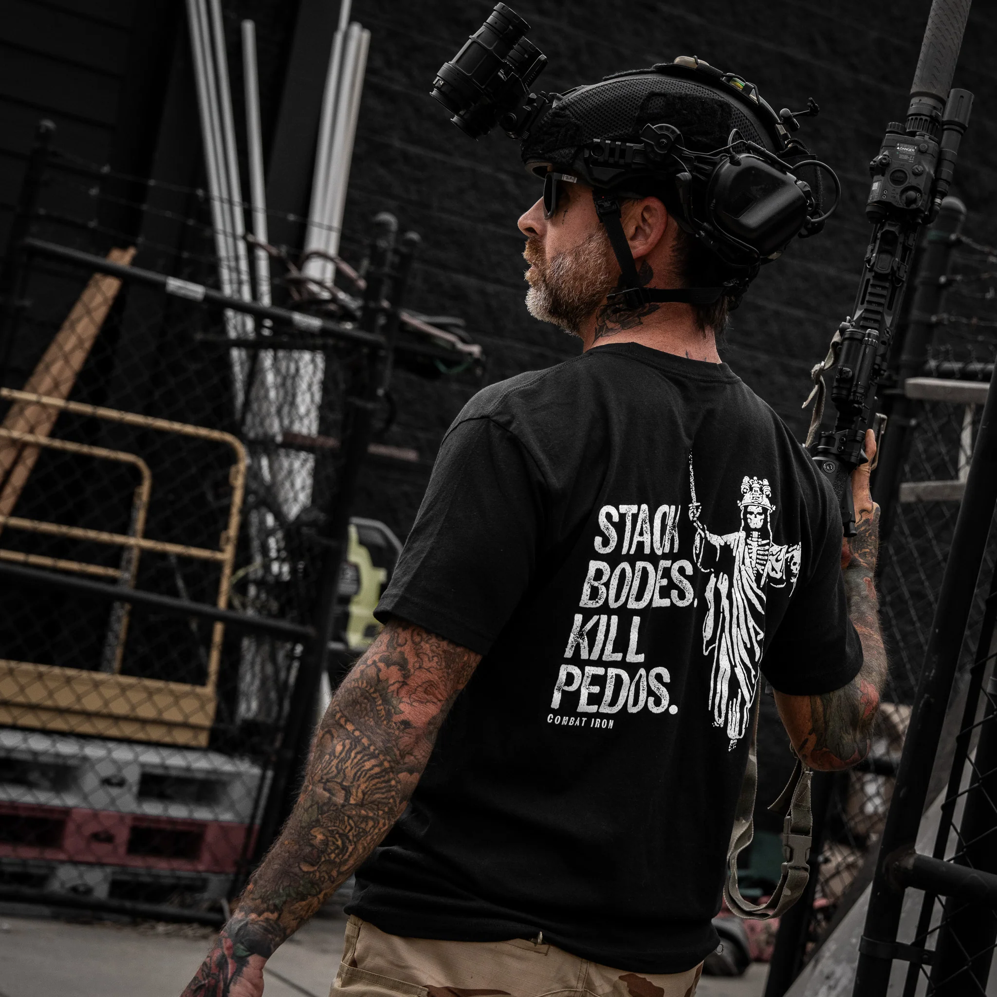Stack Bodies. Kill Pedos. Men's T-Shirt - Image 9