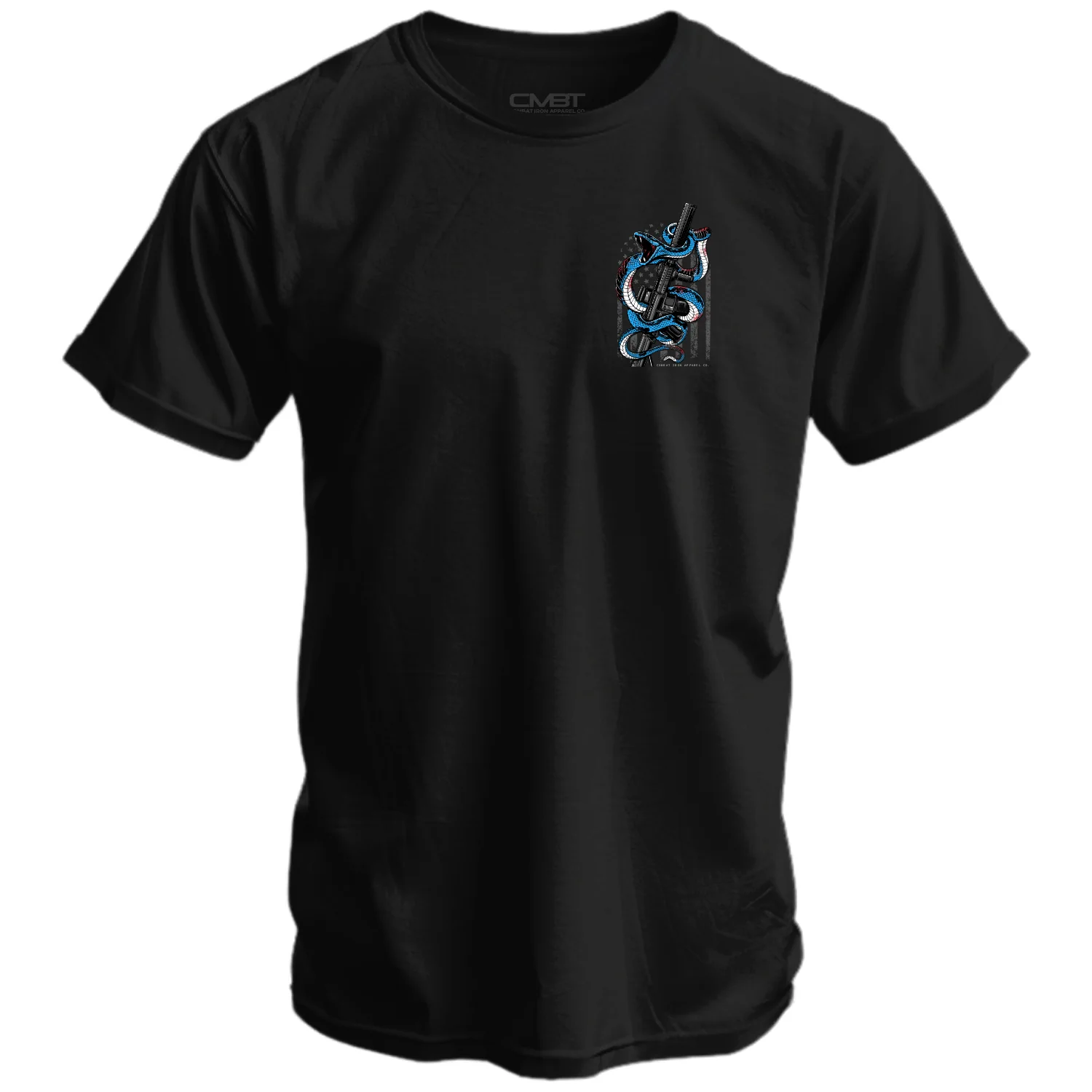 Subdued US Flag SBR Men's T-Shirt - Image 10