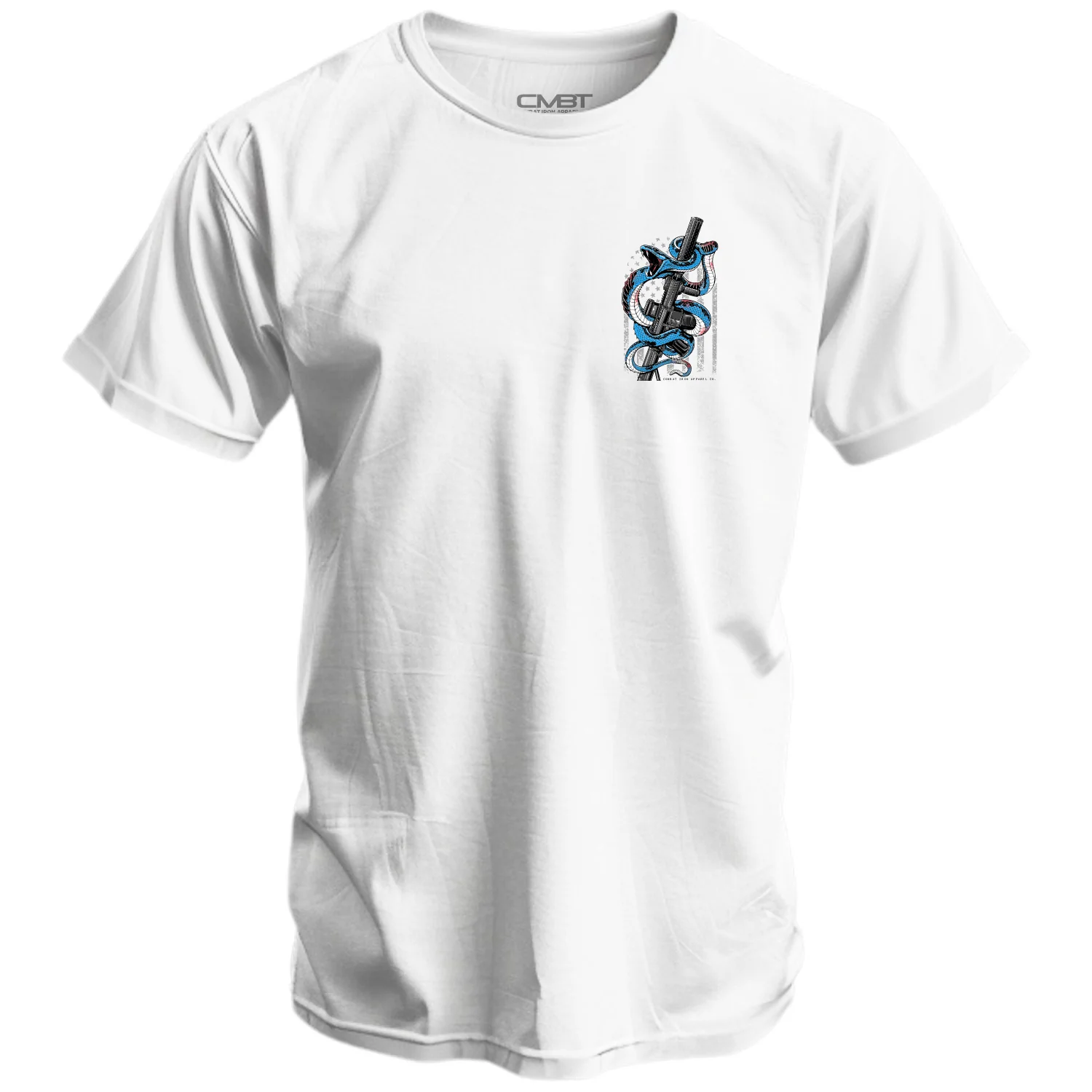 Subdued US Flag SBR Men's T-Shirt - Image 5