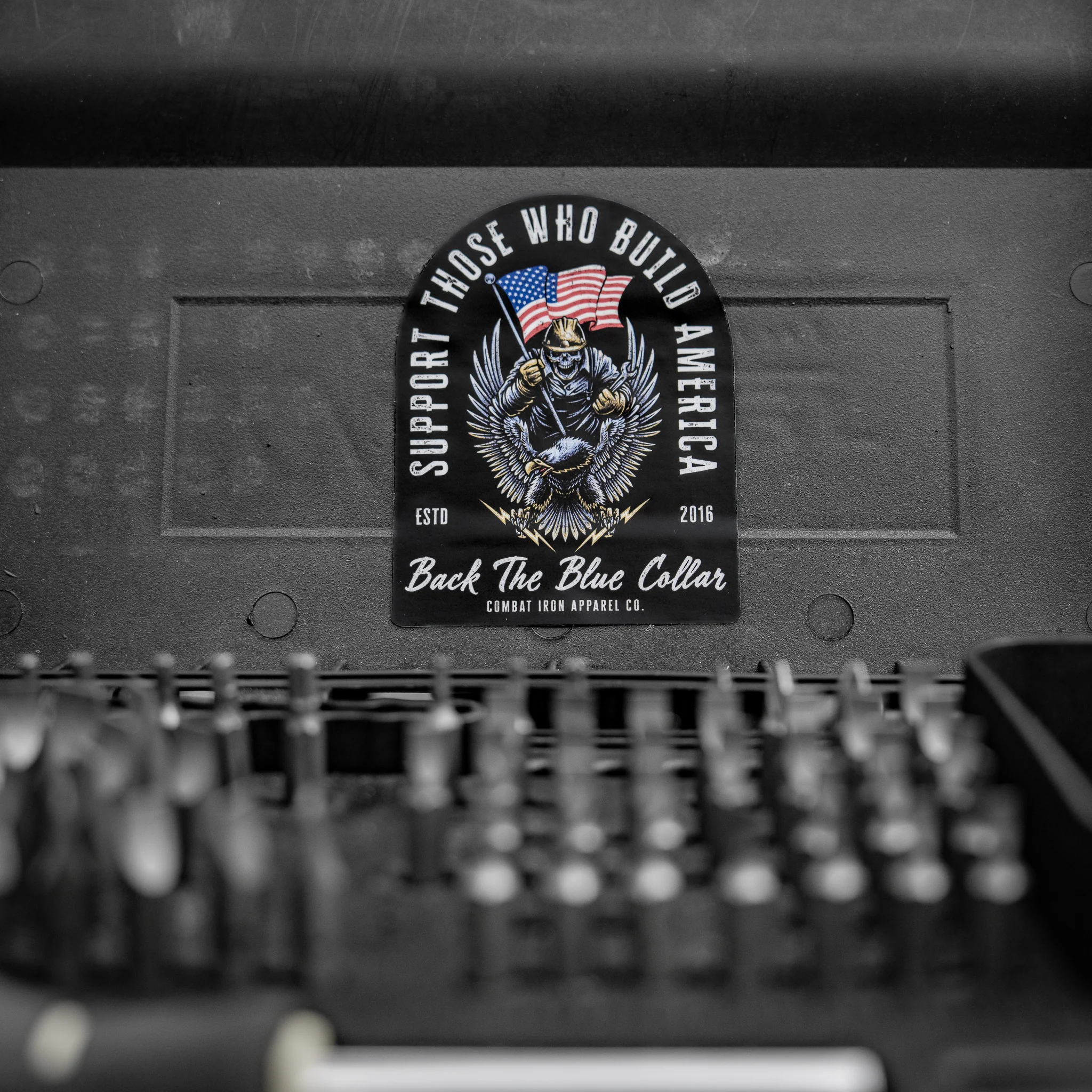 Support Those Who Build America Decal Sticker - Image 3